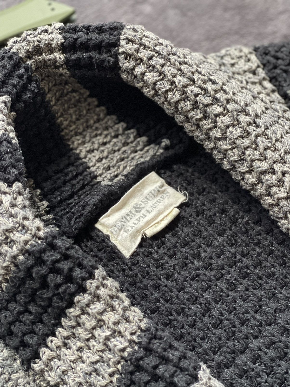 Polo Ralph Lauren × Ralph Lauren Ralph Lauren Cardigan Knit Denim Supply American Flag 🇺🇸 Size US S / EU 44-46 / 1 - 8 Thumbnail
