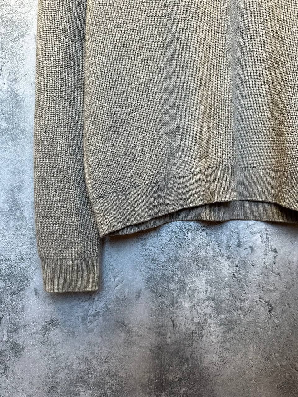 Reiss Reiss Fort 1/4 Zip Knit Sweater Beige Long Sleeve Jumper Size US L / EU 52-54 / 3 - 7 Thumbnail