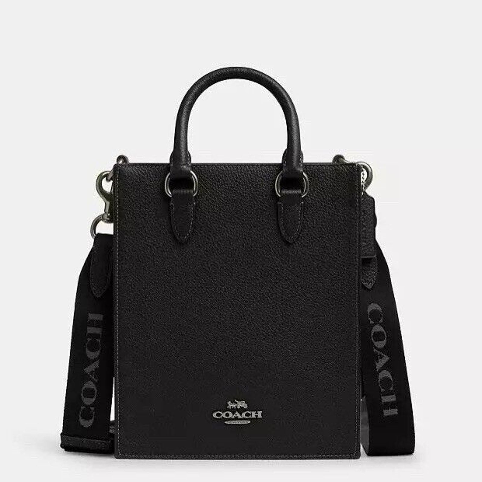 Coach NWT Coach MEN'S Dylan Tote CT910 Leather/Gunmetal/Black Size ONE SIZE - 4 Thumbnail