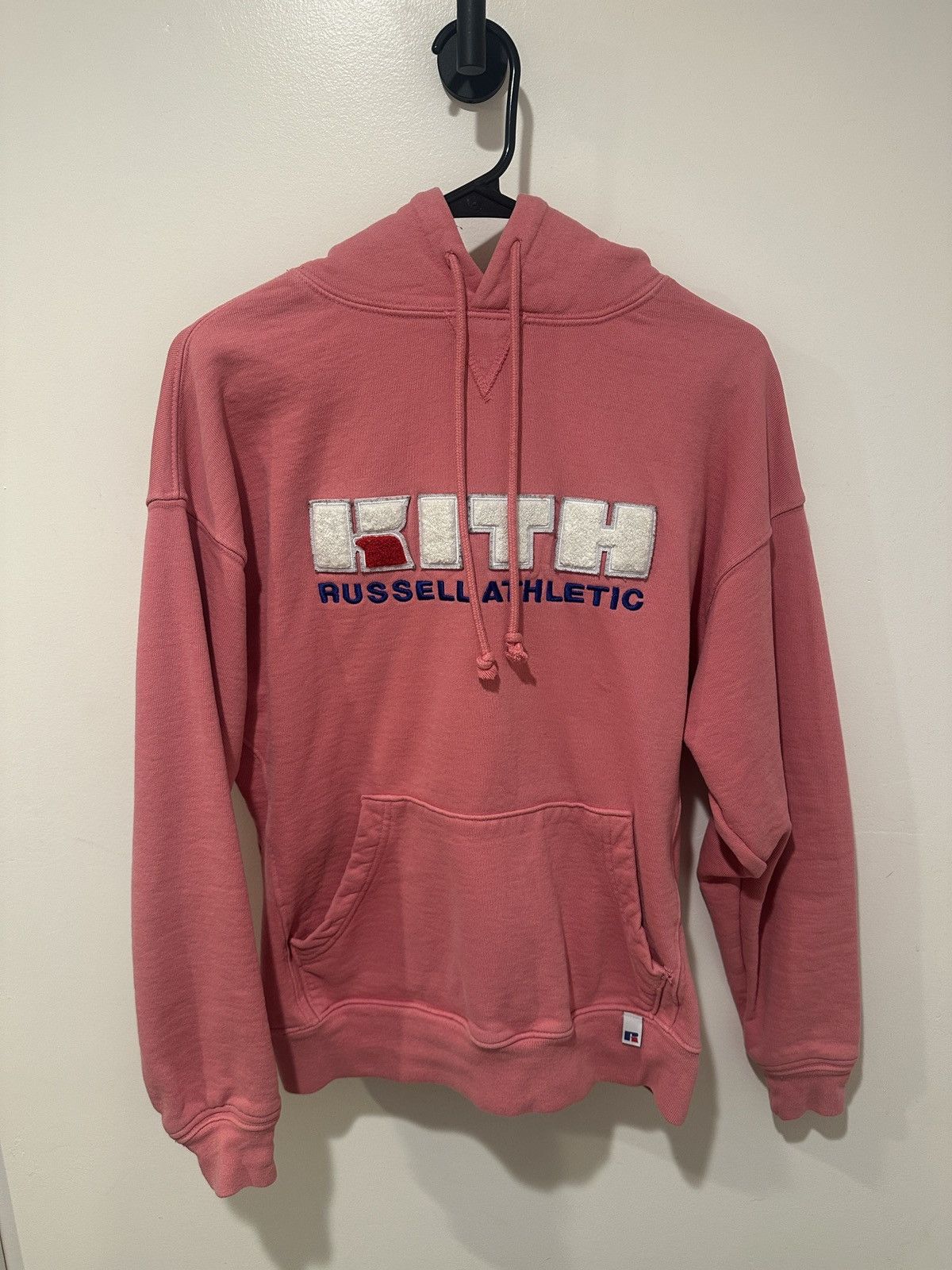 Kith × Russell Athletic Kith X Russell Athletic Varsity Hoodie - Baroque Rose - Pink Size US XS / EU 42 / 0 - 1 Thumbnail
