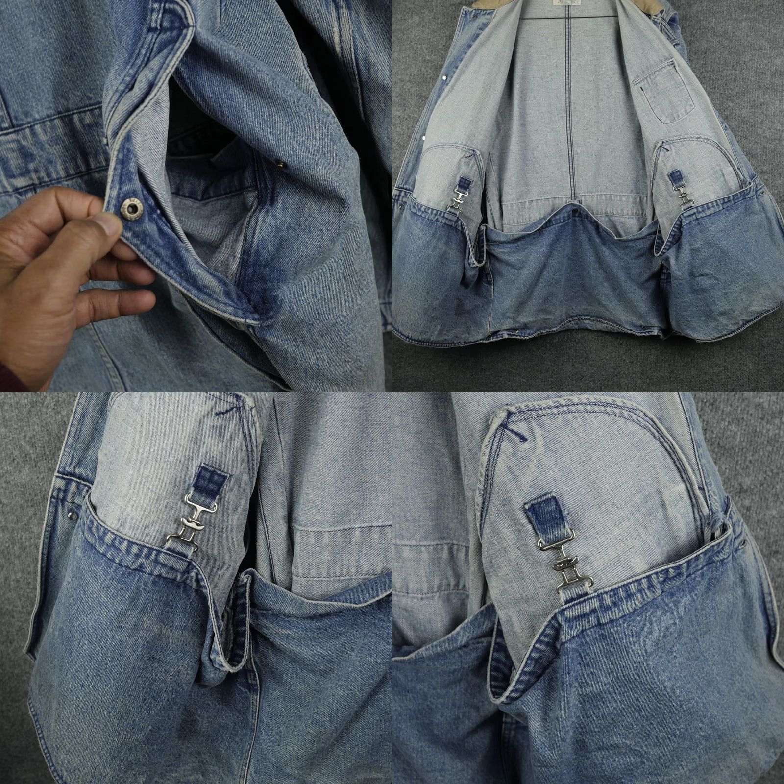 Polo Ralph Lauren VINTAGE Polo Ralph Lauren Jacket Mens XL Denim Hunting Field Chore Coat Workwear Size US XL / EU 56 / 4 - 10 Thumbnail