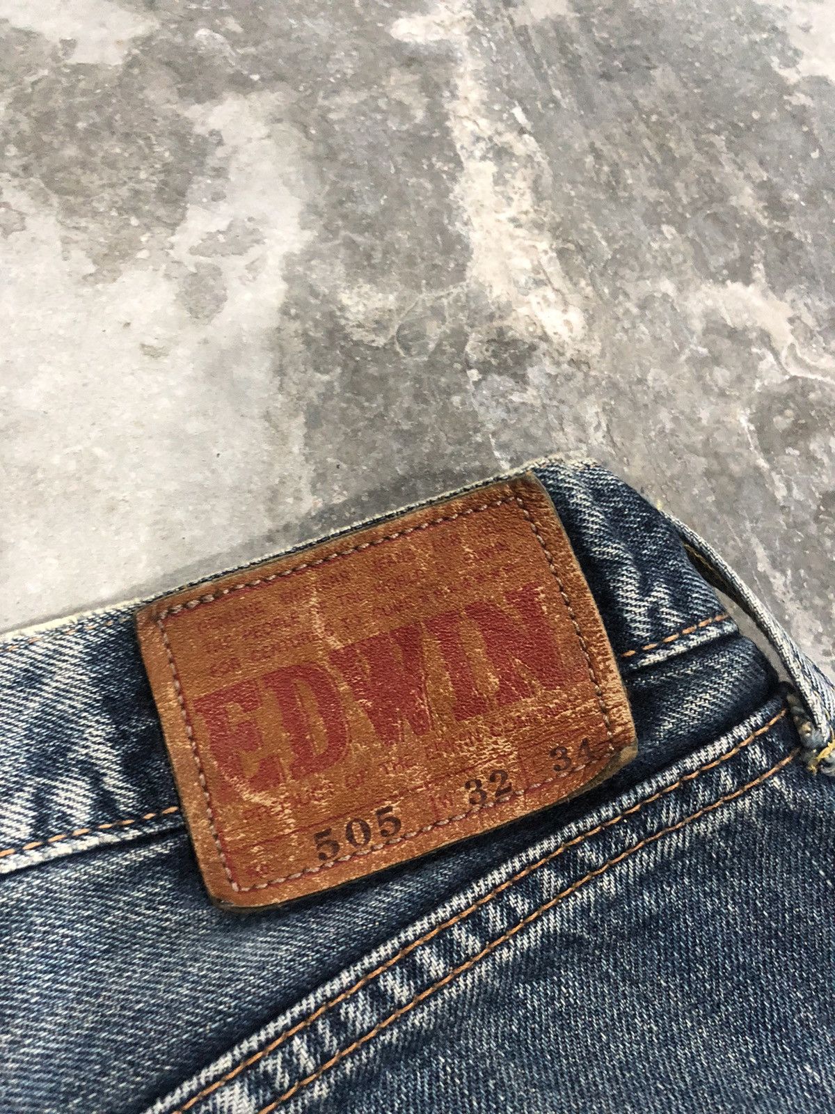 Edwin × Vintage Vintage Edwin 505 🇯🇵Made Jeans Size US 34 / EU 50 - 11 Thumbnail