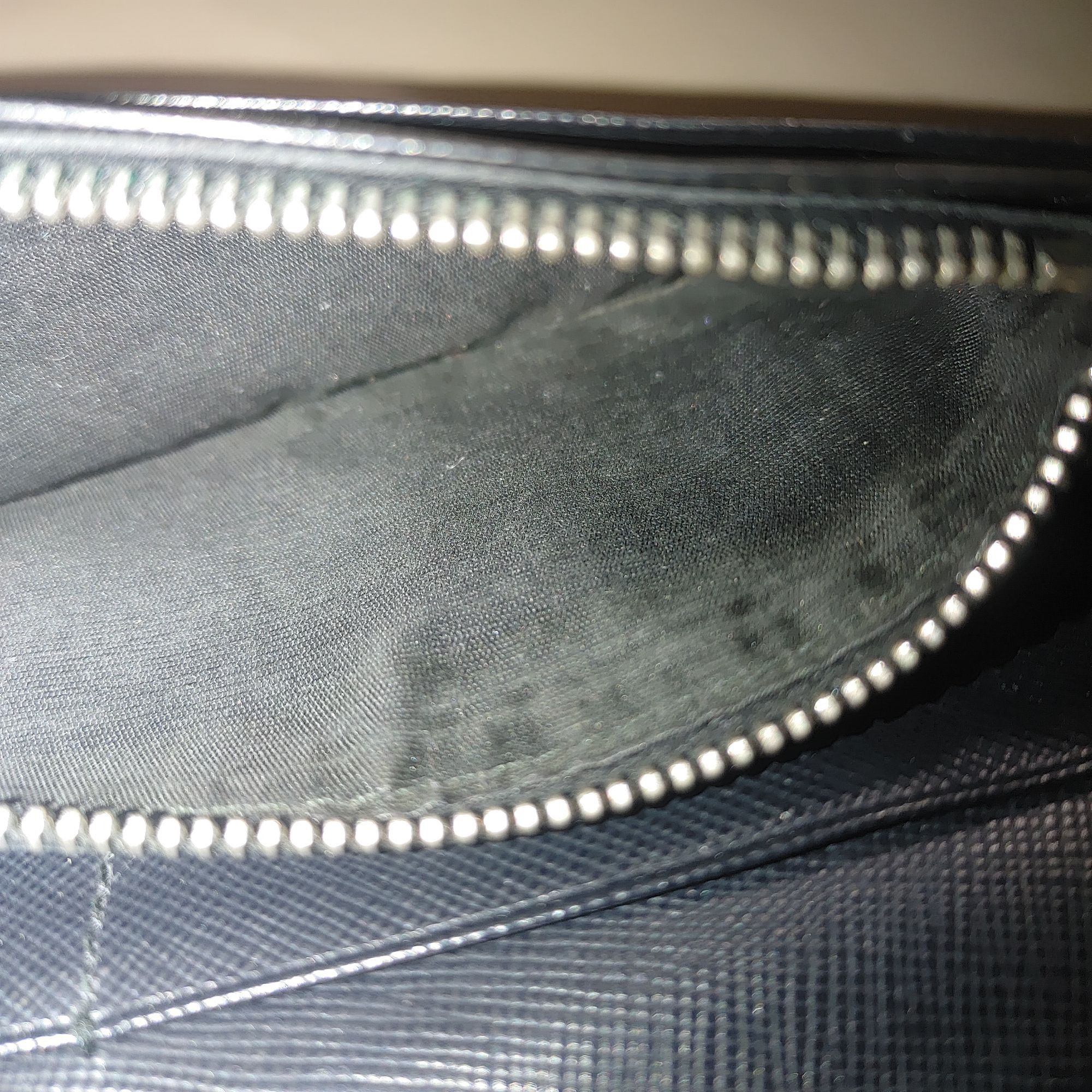 Prada Prada Wallet Milano Black Leather Vinyl Long Metal Zipper Ca Size ONE SIZE - 11 Thumbnail
