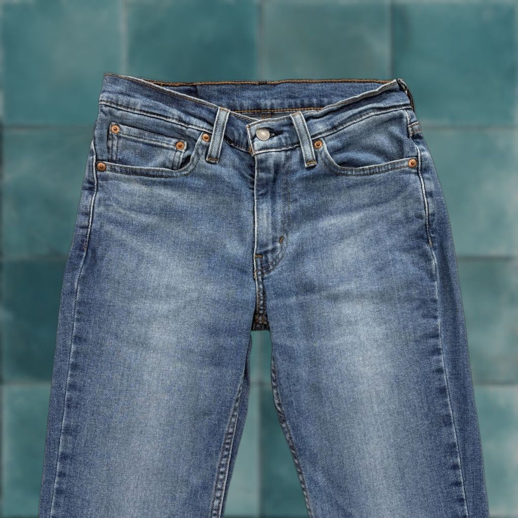 Levi's Levis 511 Jeans Mens 29x32 Blue Medium Wash Slim Straight Stretch Denim Casual Size US 29 - 1 Thumbnail