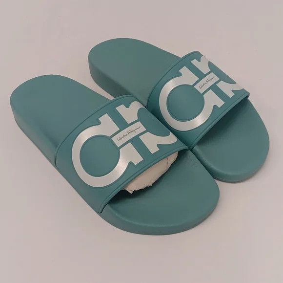 Salvatore Ferragamo Salvatore Ferragamo Groovy Dual Gancini Slides - Size 6 Size US 6 / IT 36 - 2 Thumbnail