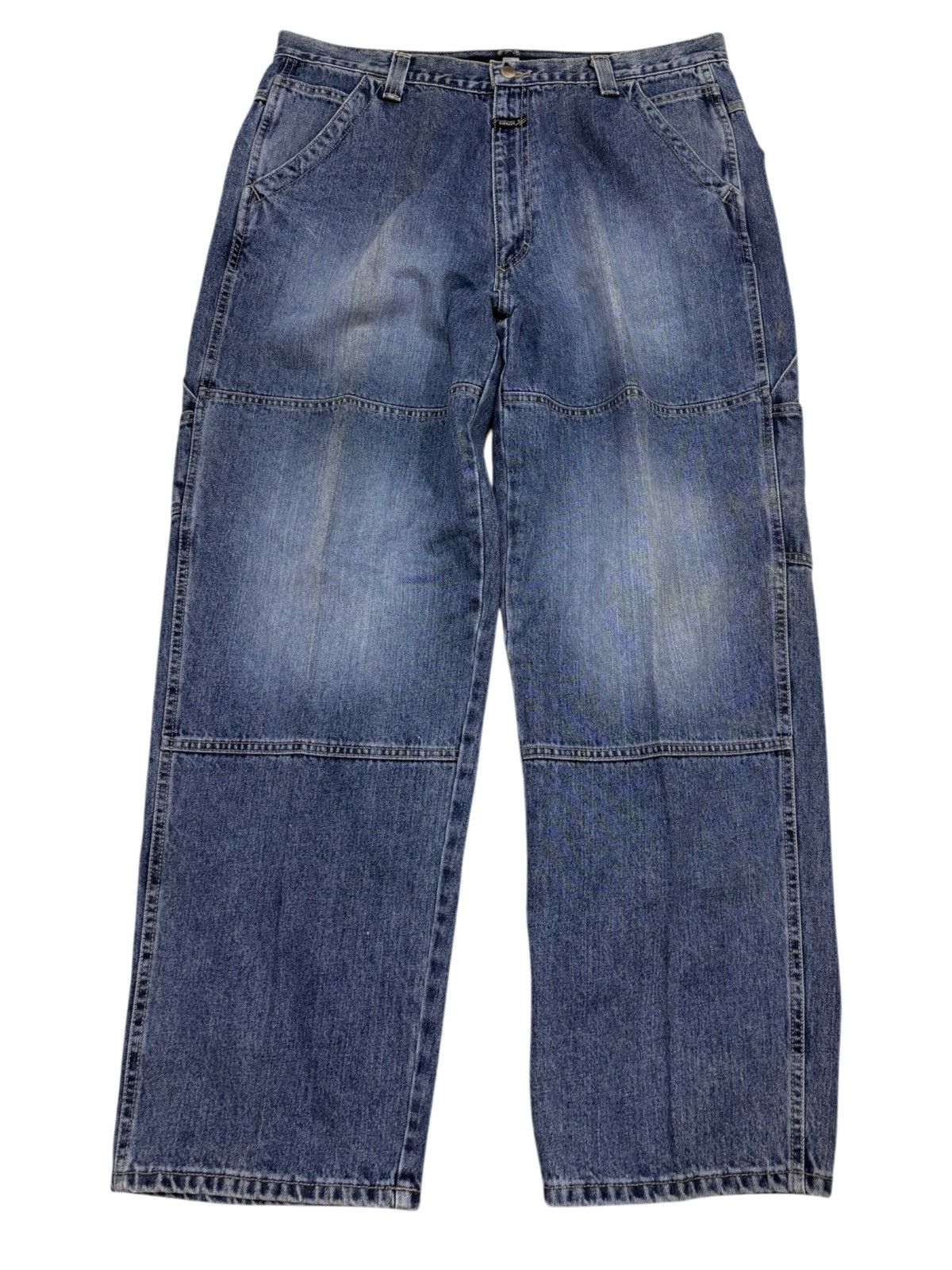Marithe + Francois Girbaud Vintage Marithe Girbaud Jeans Size 38 Blue Denim Double Knee Size US 38 / EU 54 - 6 Thumbnail