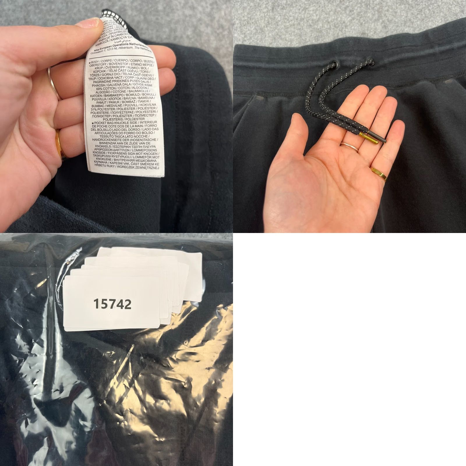Nike Nike Womens Midi Skirt Front Slit Tech Fleece Black Small Size 28" / US 6 / IT 42 - 9 Thumbnail