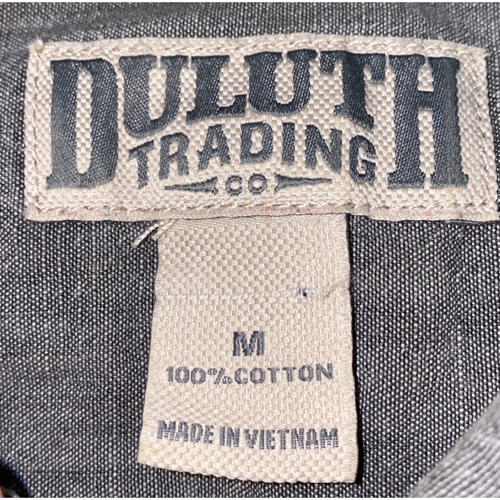 Duluth Trading Company Duluth Trading Co Shirt Men Gray Long Sleeve Button-Up Size M Size US M / EU 48-50 / 2 - 5 Thumbnail