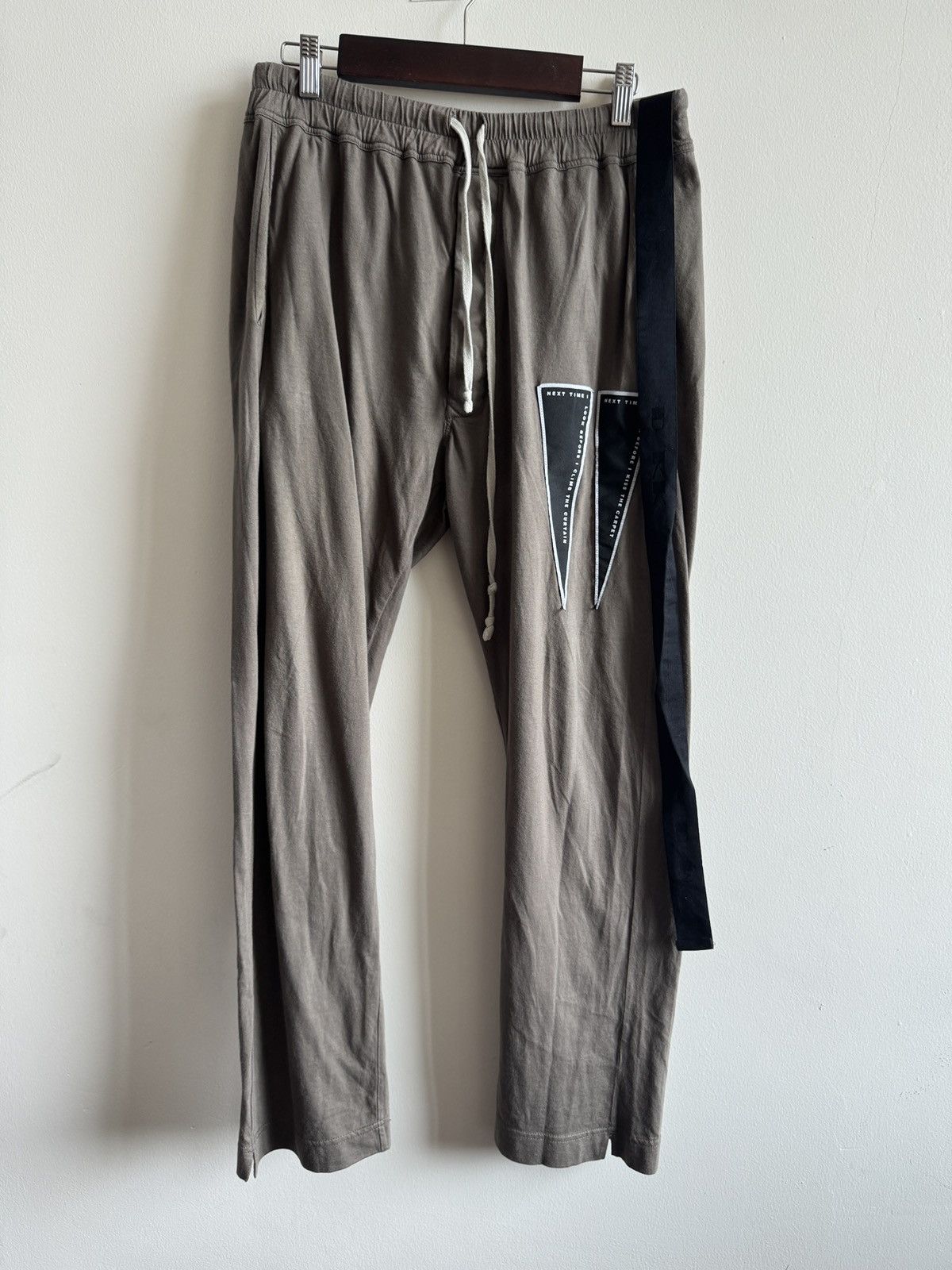 Rick Owens Drkshdw Rick Owens Drkshdw Berlin lyrics sweatpants Size US 32 / EU 48 - 4 Thumbnail