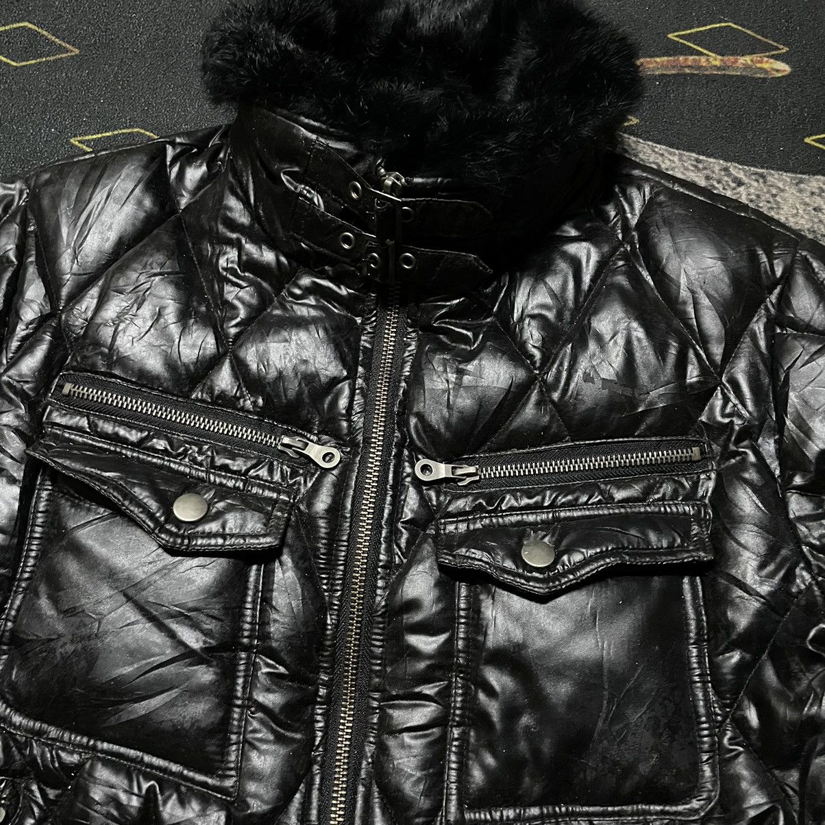If Six Was Nine × JACKROSE × Share Spirit Homme ☠️DOPE☠️☠️- JACKROSE QUILTED PUFF BIKERS JACKET DETACHED FURR Size US M / EU 48-50 / 2 - 5 Thumbnail