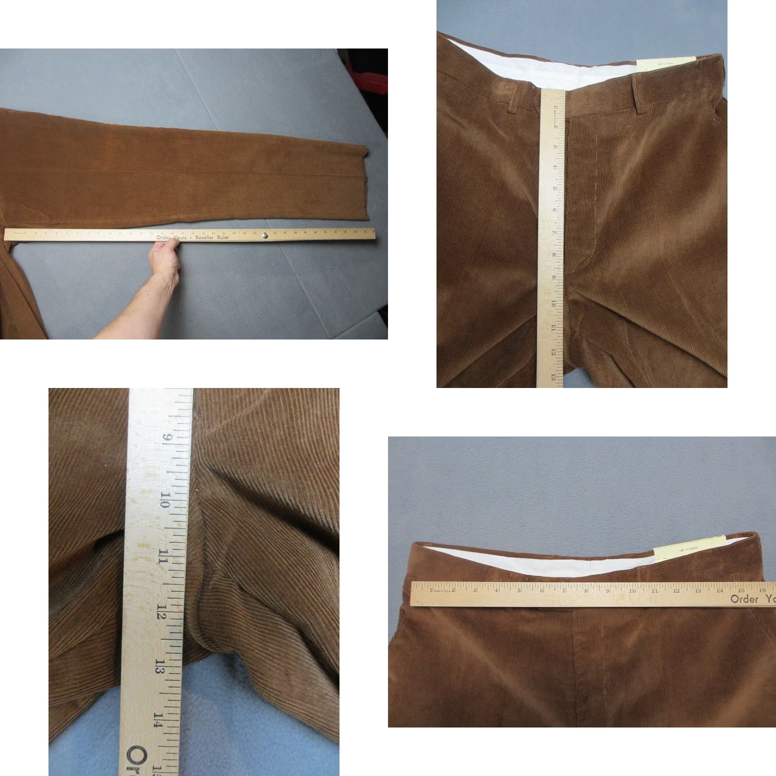 Ralph Lauren Lauren Ralph Lauren Pants Mens 34 Orange Corduroy Straight Leg Pocket Size US 34 / EU 50 - 8 Thumbnail
