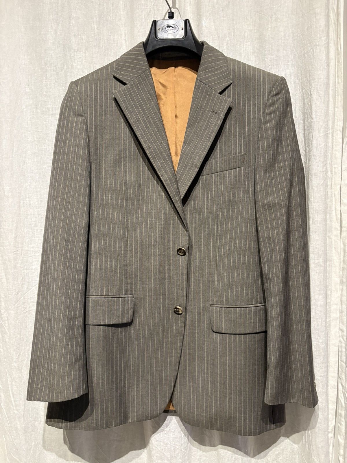Hugo Boss Hugo Boss business suit striped jacket Size 52R - 1 Thumbnail
