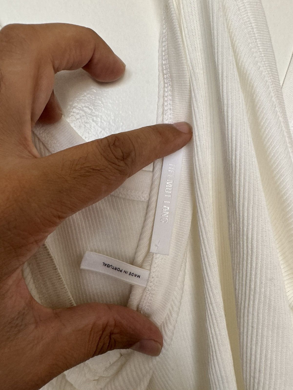 Helmut Lang Helmut Lang Adjustable Side Toggle Rib Tank Size L / US 10 / IT 46 - 4 Thumbnail
