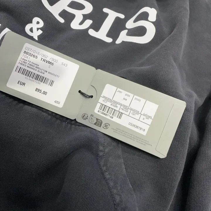 Balenciaga Balenciaga I Love Paris Graphic Hoodie 0079-2507 Size US S / EU 44-46 / 1 - 4 Thumbnail