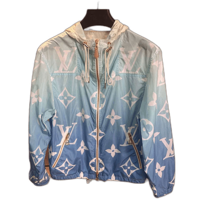 Louis Vuitton Louis Vuitton Gradient Logo Hooded Jacket -2505 Size US M / EU 48-50 / 2 - 1 Thumbnail