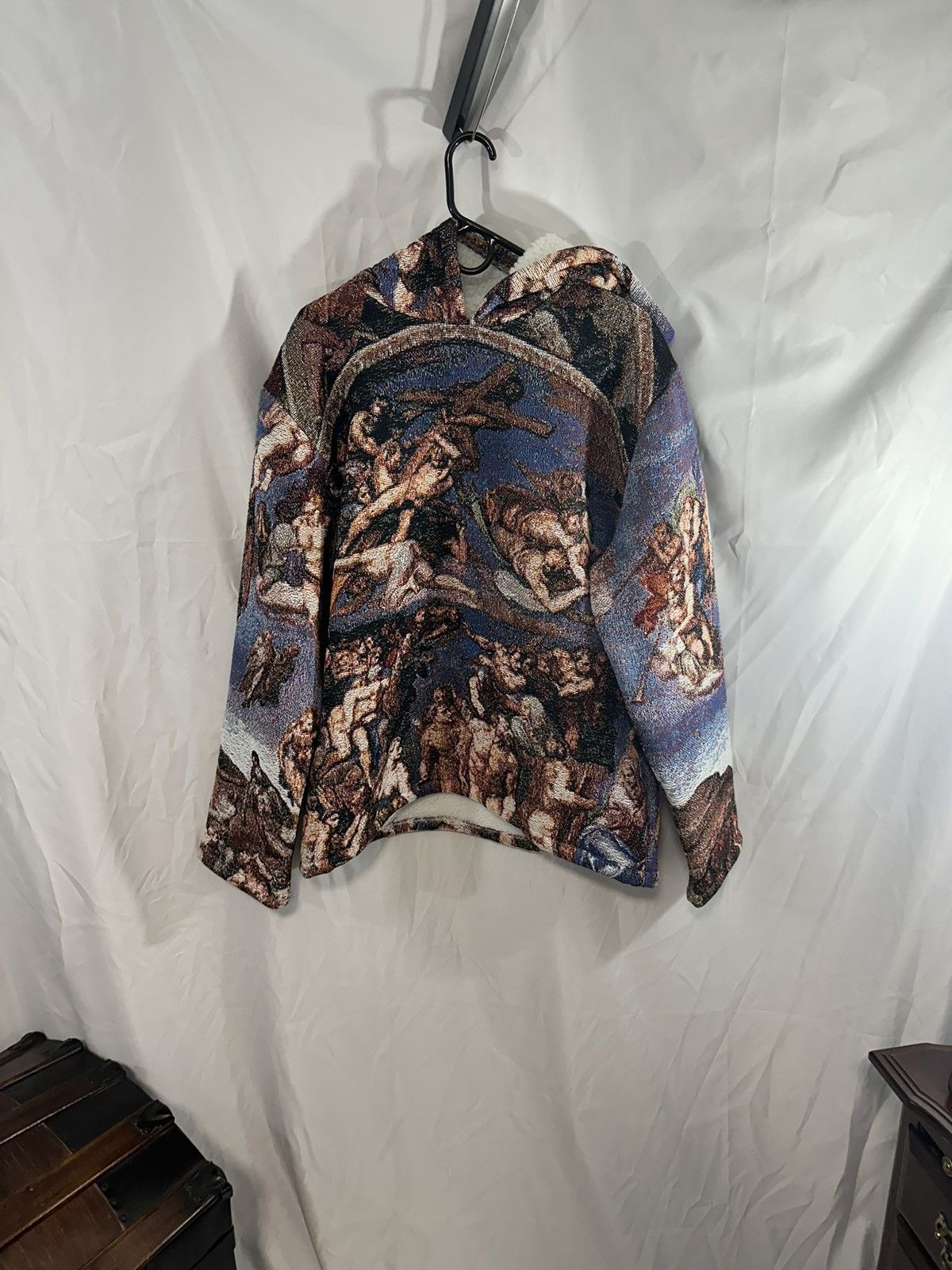 Vintage Vintage Sherpa Hoodie Size US L / EU 52-54 / 3 - 2 Thumbnail