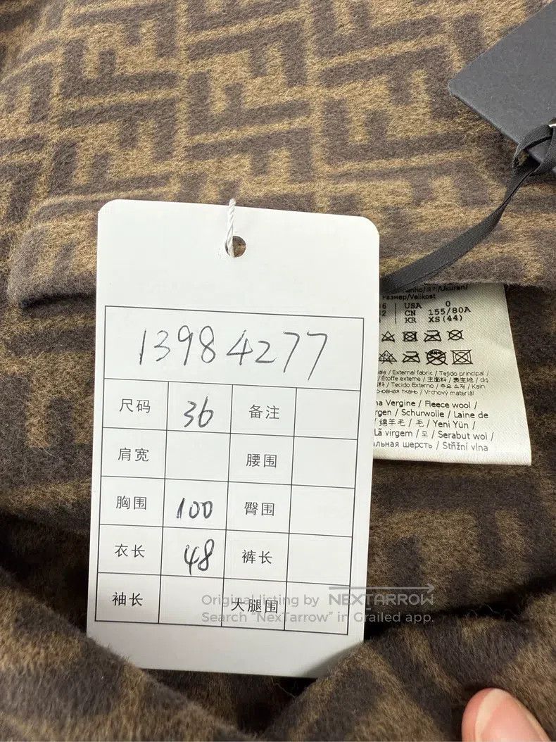 Fendi Fendi Reversible wool hooded coat Size 4XL / US 24-26 - 6 Thumbnail