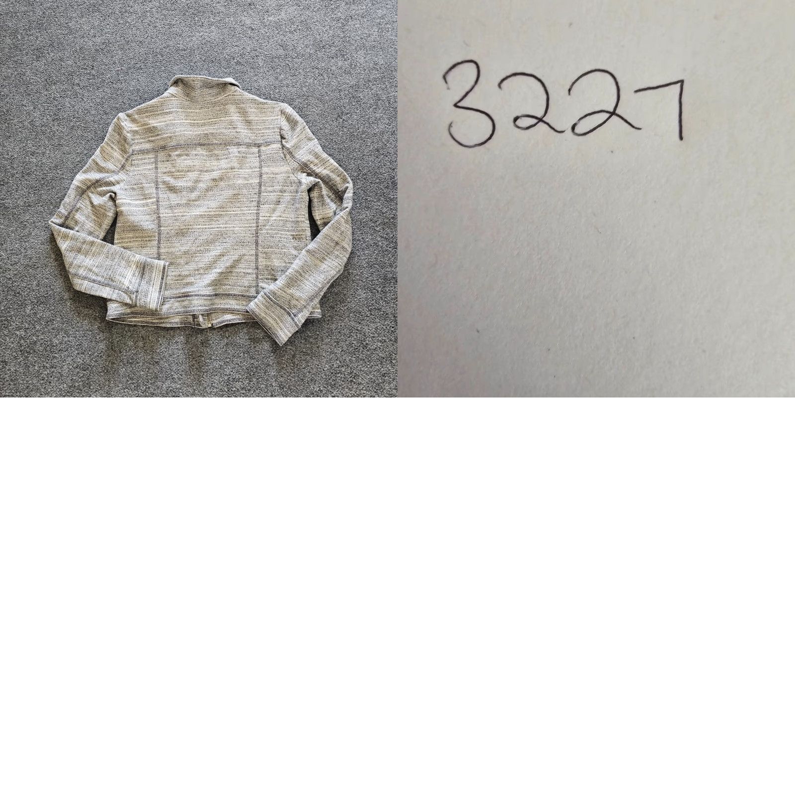 Anthropologie Anthropologie Jacket Womens Large Gray Motorcycle Full Zip Long Sleeve Stretch Size L / US 10 / IT 46 - 8 Thumbnail