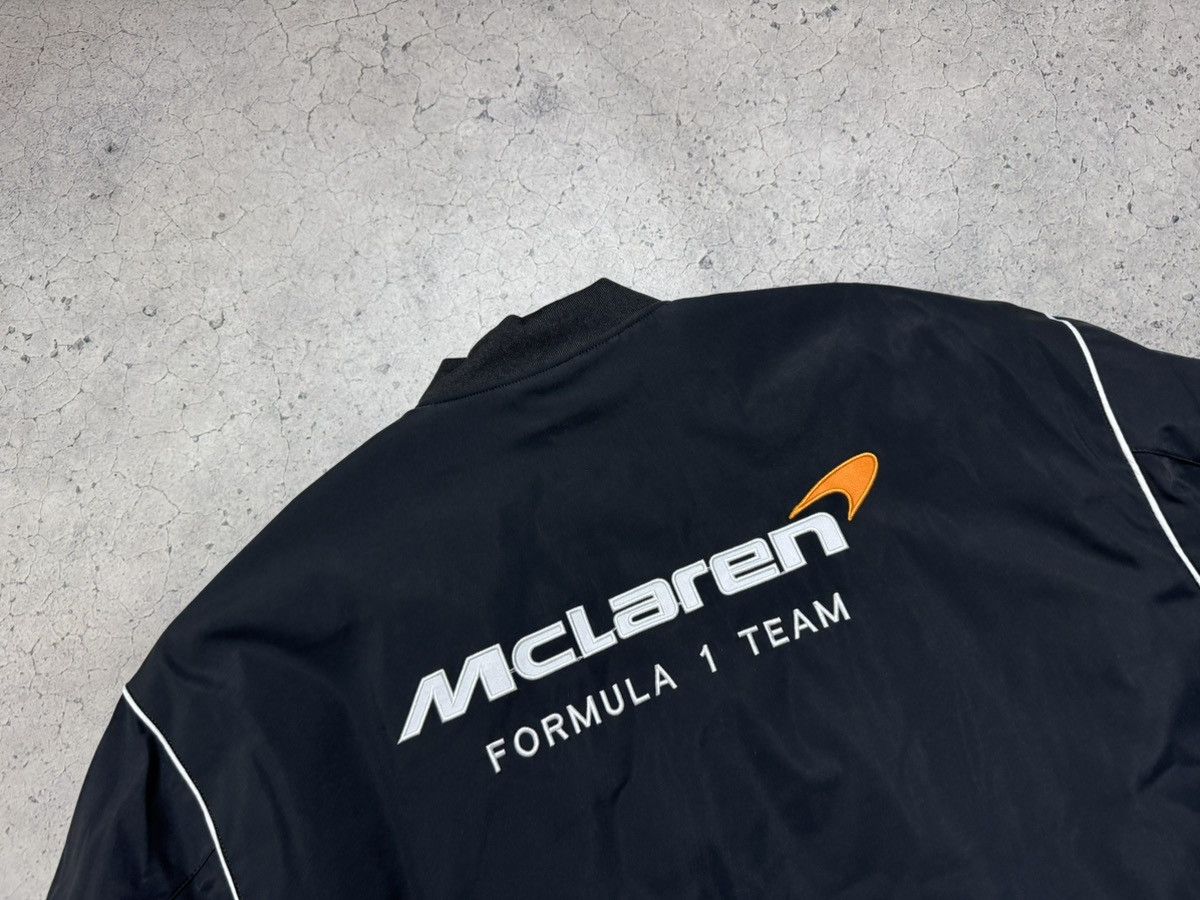 Malcolm McLaren Mclaren F1 Formula Racing Bomber Jacket Black Vintage Size US XL / EU 56 / 4 - 10 Thumbnail