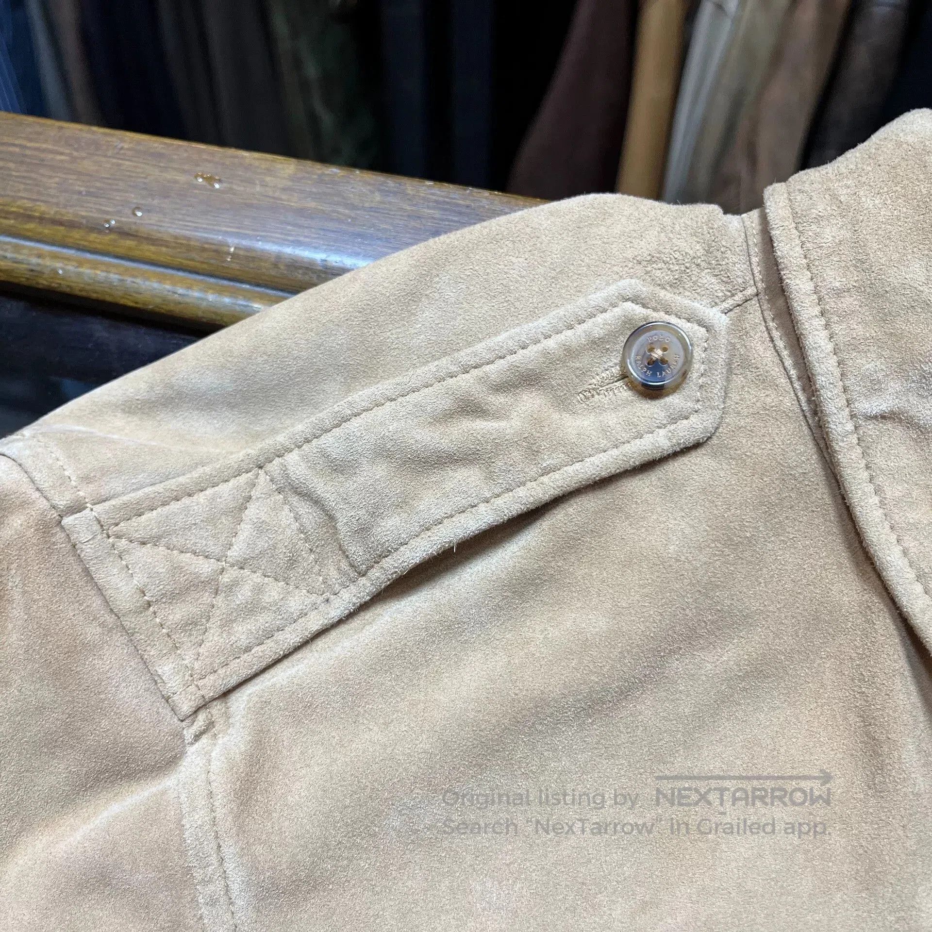 RRL Ralph Lauren Double RL Ralph Lauren Suede Shirt. Size US M / EU 48-50 / 2 - 9 Thumbnail