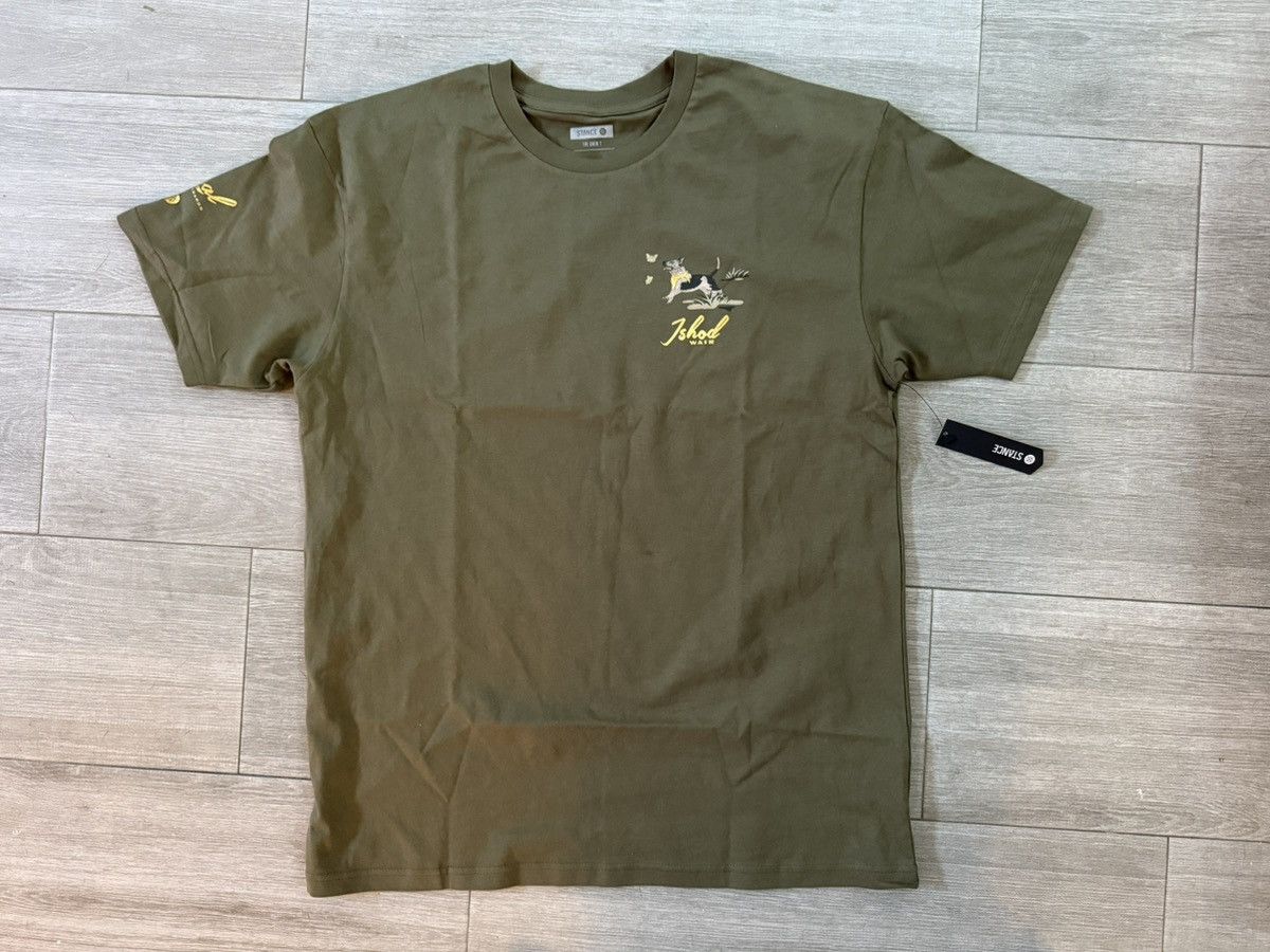 Stance Socks Stance Ishod Wair Military Green Cotton Blend Tee Size Large Size US L / EU 52-54 / 3 - 1 Thumbnail