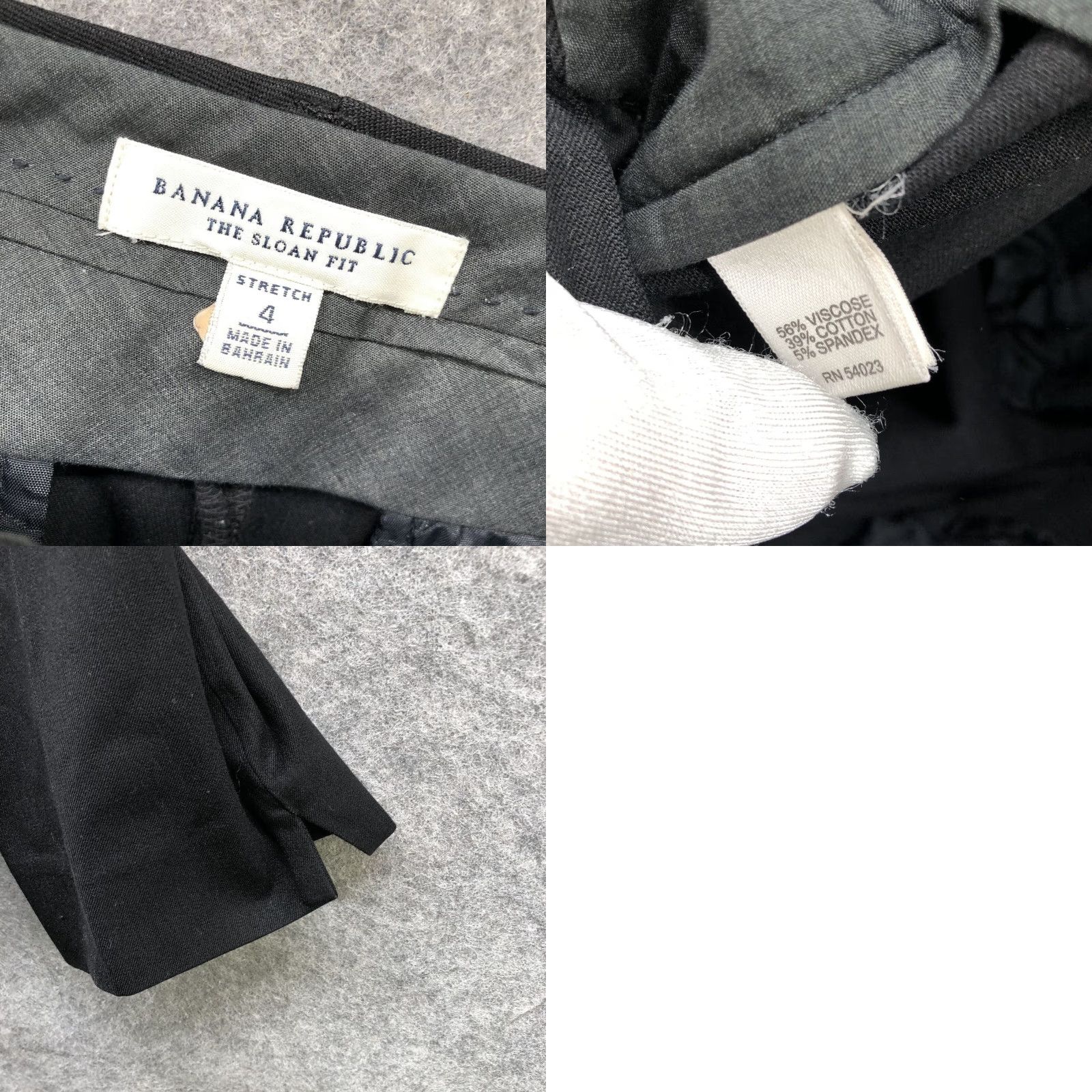Banana Republic Banana Republic Sloan Fit Dress Pants Womens Size 4 Black Flat Front Slim Dress Pants Women’s 4 Black Flat Front Slim Size 27" / US 4 / IT 40 - 8 Thumbnail