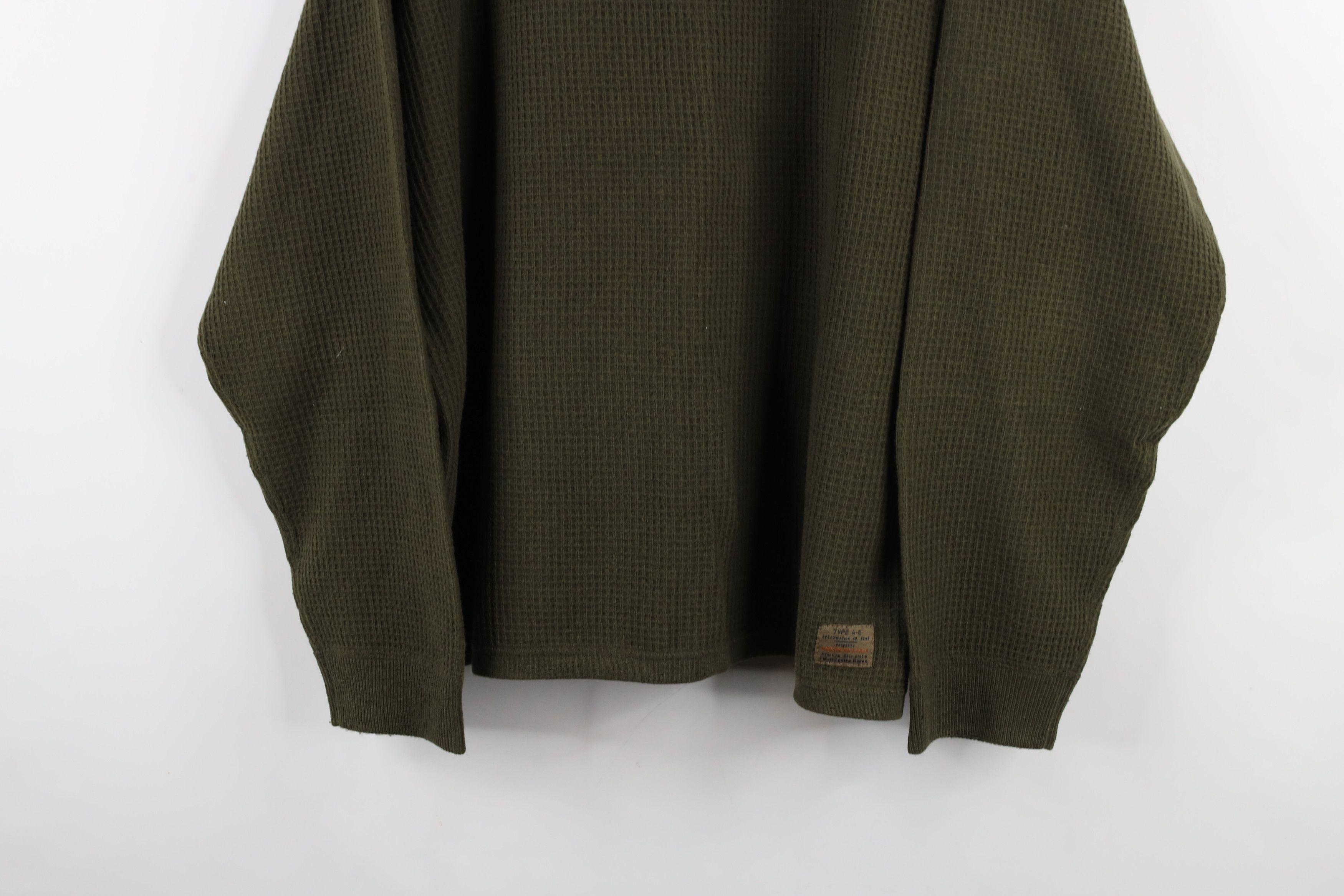 American Eagle Outfitters × Vintage Vintage 90s Y2K American Eagle Thermal Waffle Knit Sweater Size US XL / EU 56 / 4 - 3 Thumbnail