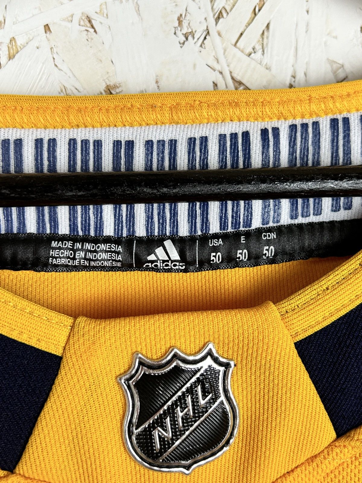 Adidas Adidas Nashville Predators #76 Subban NHL Hockey Jersey 50 Size US M / EU 48-50 / 2 - 8 Thumbnail