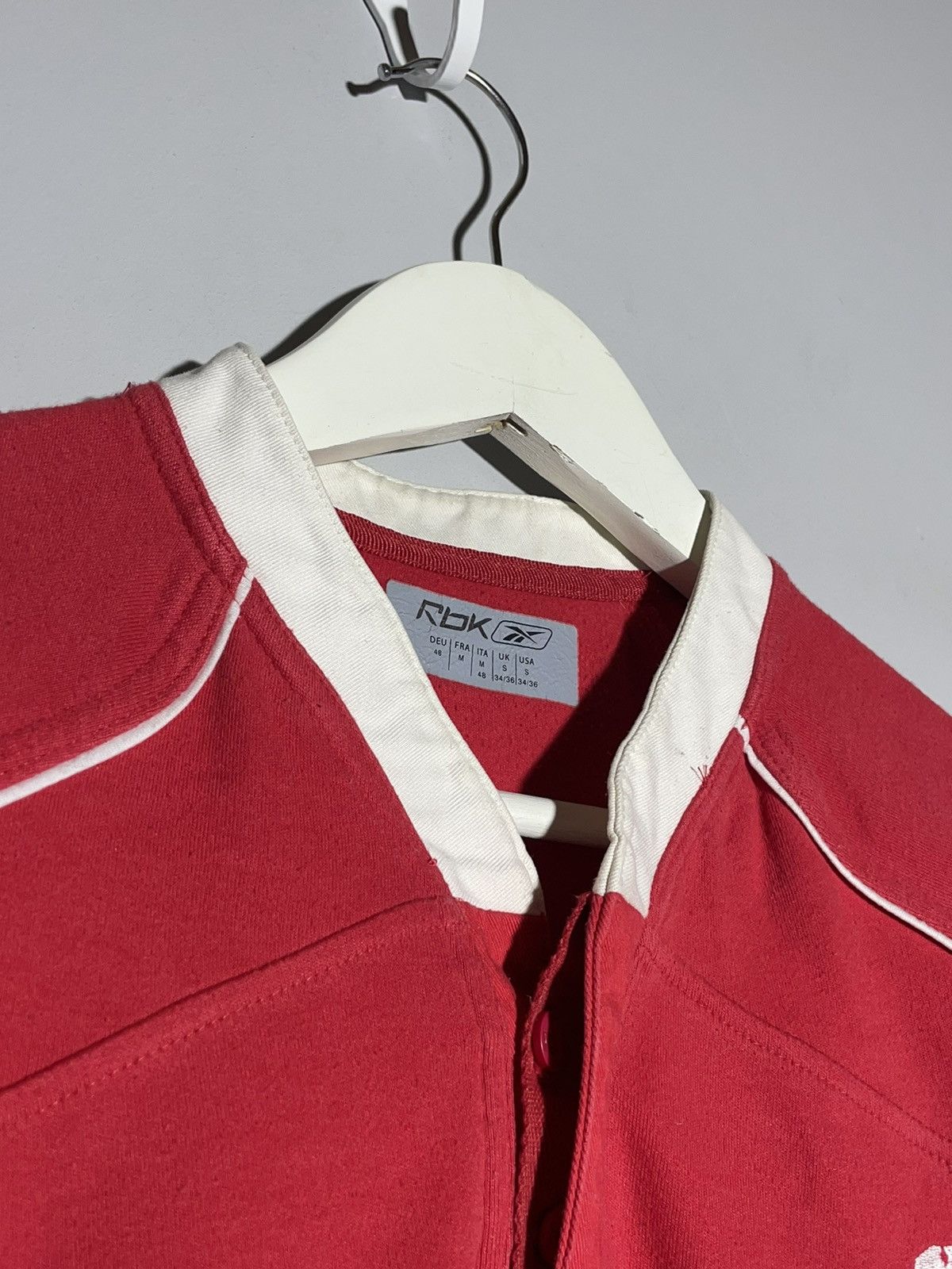 Reebok × Vintage Vintage Wales Rugby Jersey 2002/2004 Y2K Long Sleeve Reebok Size US S / EU 44-46 / 1 - 6 Thumbnail
