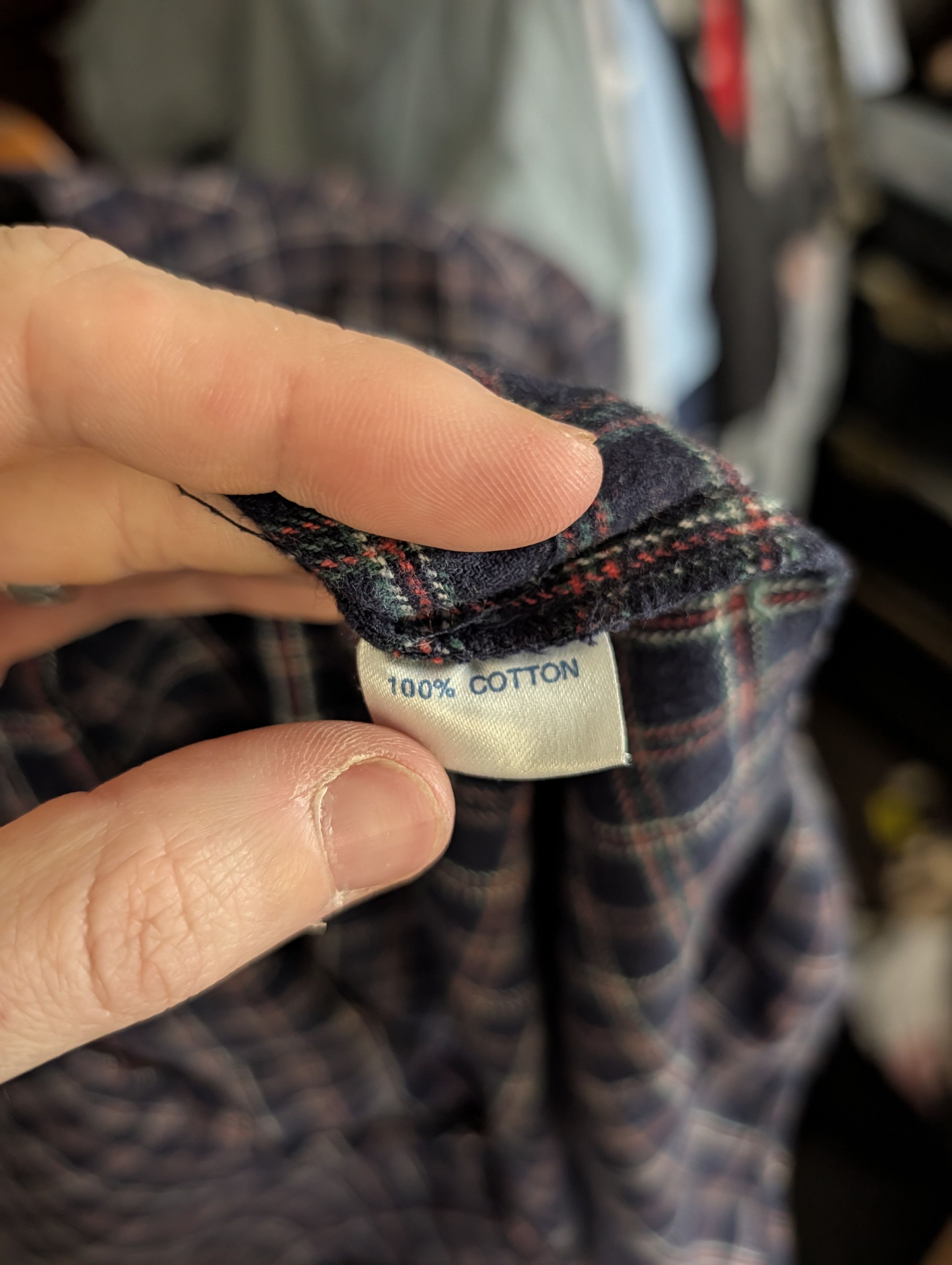 Lee LEE VALLEY IRELAND Vtg cotton flannel long Henley grandpa Size US XL / EU 56 / 4 - 12 Thumbnail