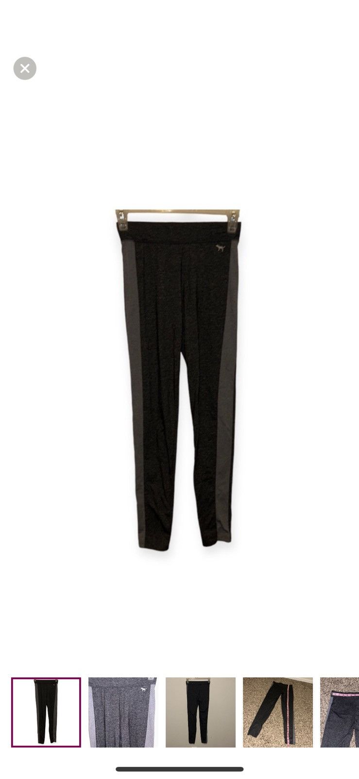 Victoria's Secret Pink Victoria’s Secret XS two toned leggings Size 26" / US 2 / IT 38 - 1 Thumbnail