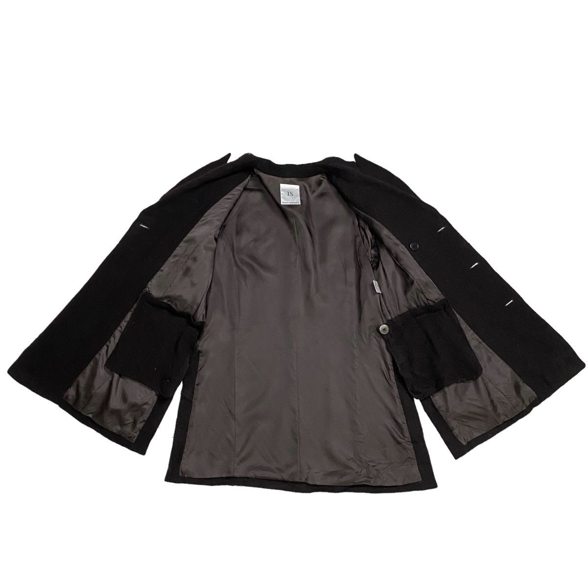 Issey Miyake × Japanese Brand ISSEY MIKAYE i.S SUNAOKUWAHARA DOUBLE BREAST COAT Size US L / EU 52-54 / 3 - 3 Thumbnail