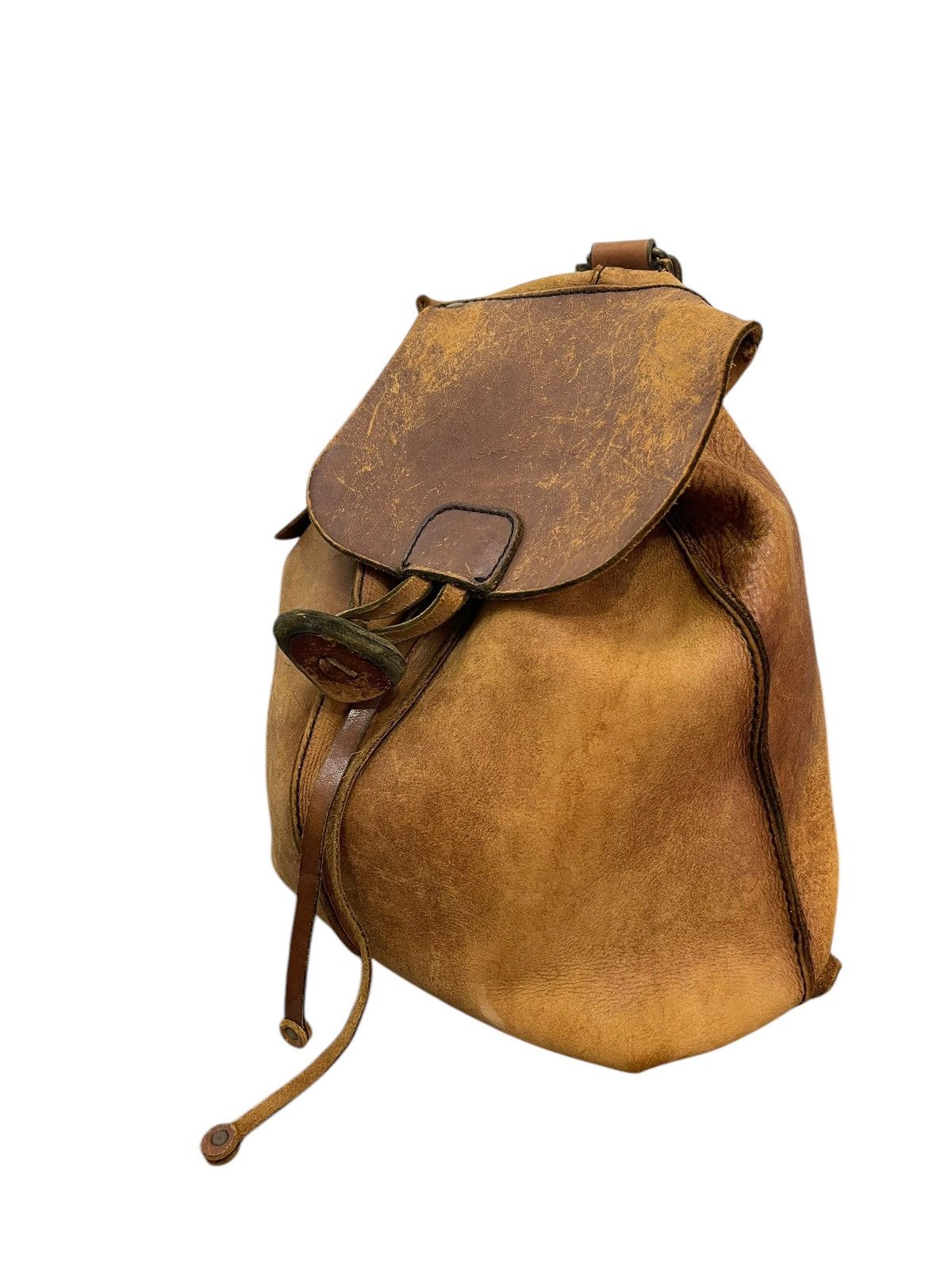 Genuine Leather Full Leather Patina Herz Japan Backpack Bag 1🟩8 Size ONE SIZE - 7 Thumbnail
