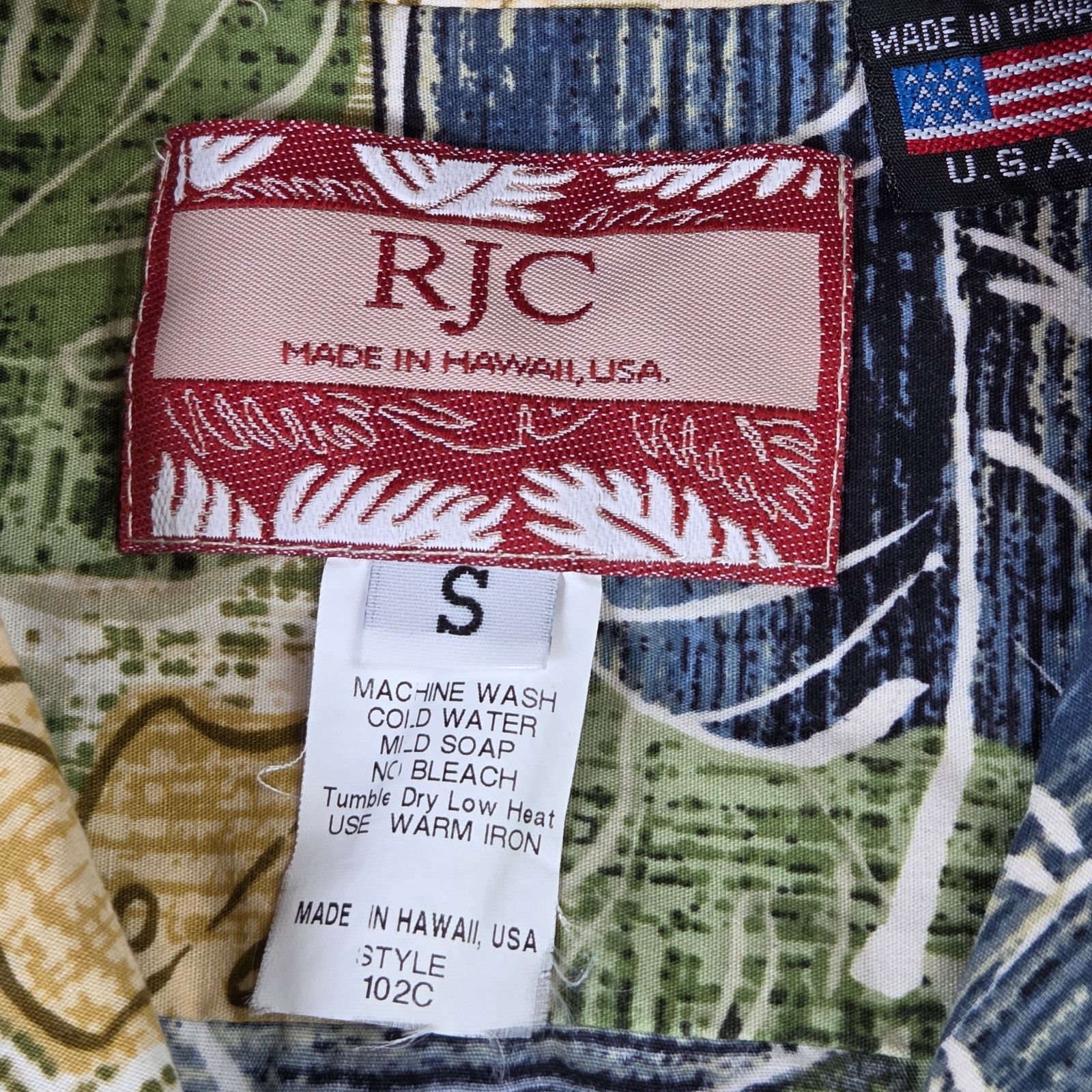 Other RJC Hawaii Aloha Shirt Mens Small Cotton Tropical Size US S / EU 44-46 / 1 - 3 Thumbnail
