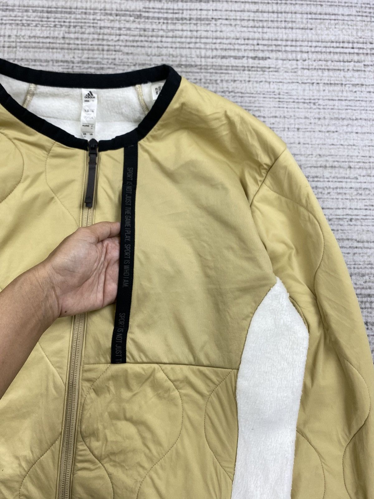 Adidas × Vintage Vintage Adidas Quilted Zipper Jacket Size US M / EU 48-50 / 2 - 7 Thumbnail