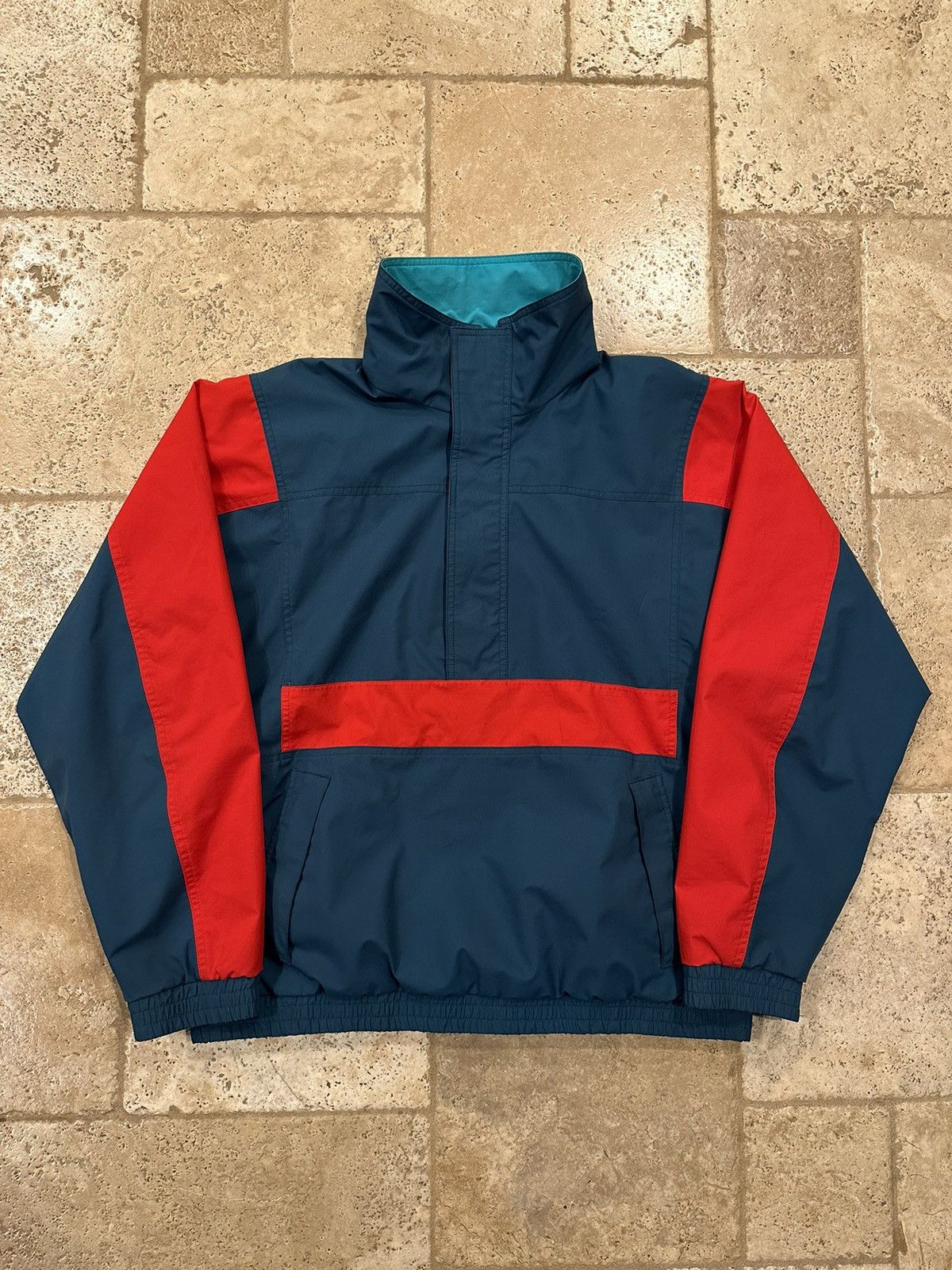 Eddie Bauer × Vintage Vintage Eddie Bauer 90s Windbreaker Anorak Raincoat Jacket Size US L / EU 52-54 / 3 - 1 Thumbnail