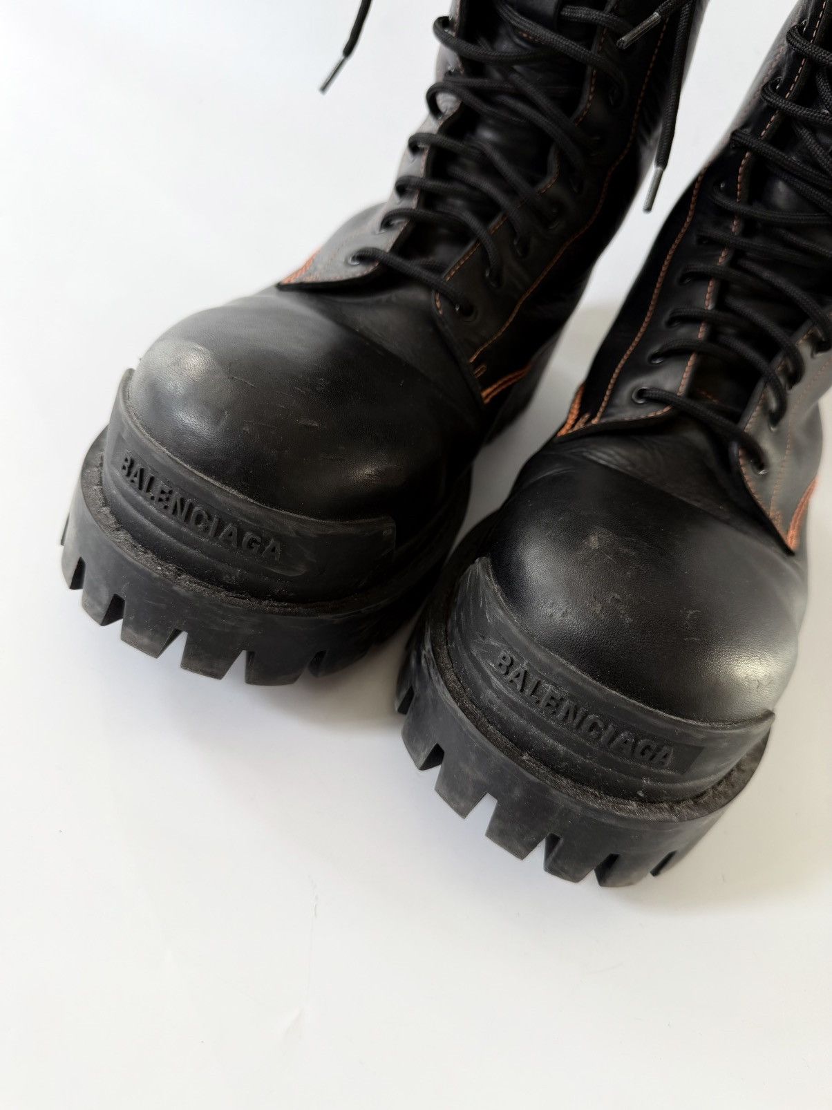Balenciaga Balenciaga Strike Lace-Up Boots Size US 9.5 / EU 42-43 - 4 Thumbnail