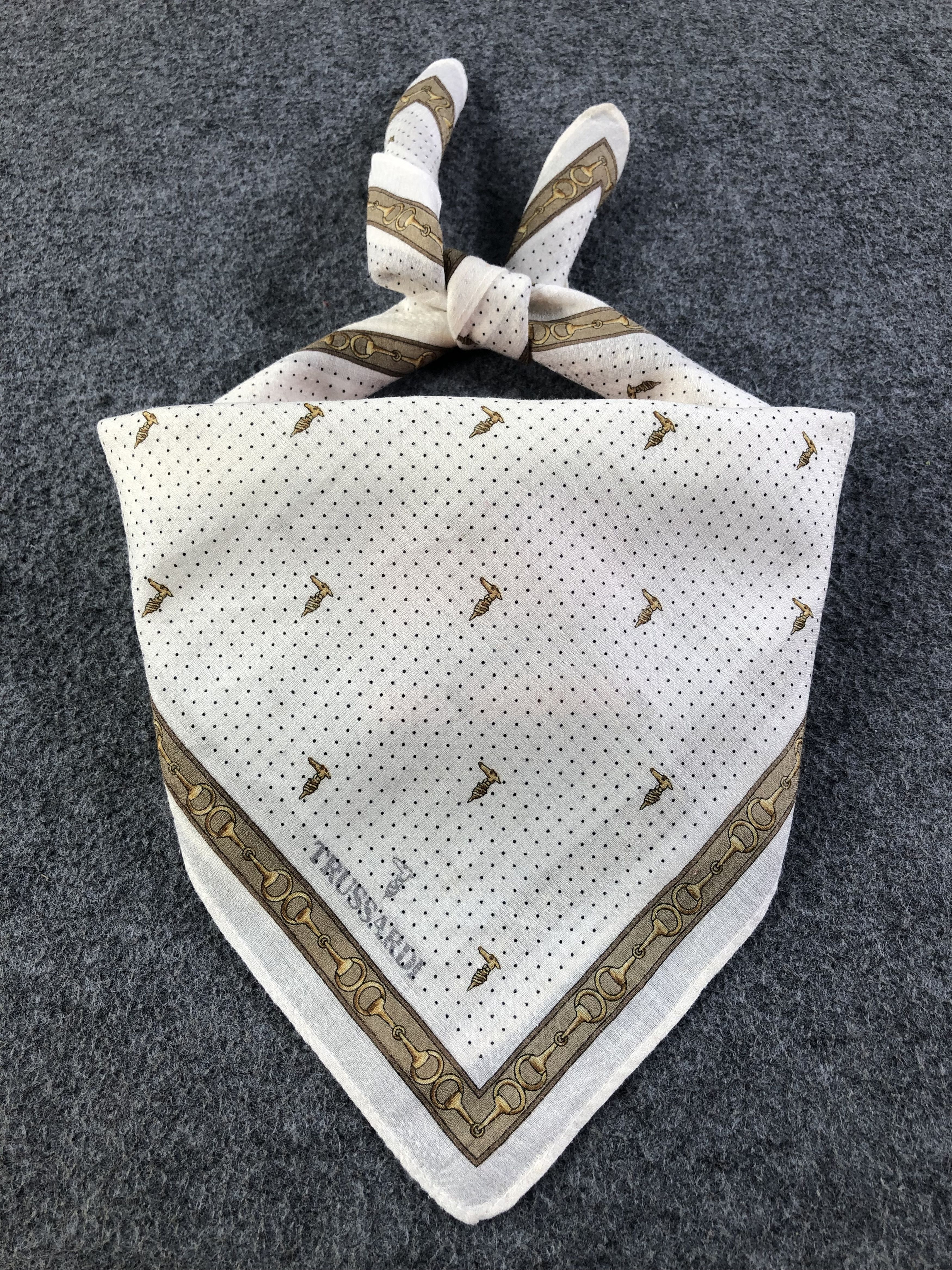 Trussardi × Vintage Trussardi Handkerchief / Bandana / Neckerchief Size ONE SIZE - 2 Thumbnail