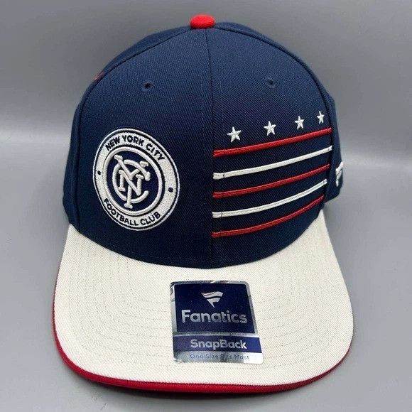 Other New York City FC Hat Men Embroidered MLS Fanatics Snap Back Size ONE SIZE - 1 Thumbnail