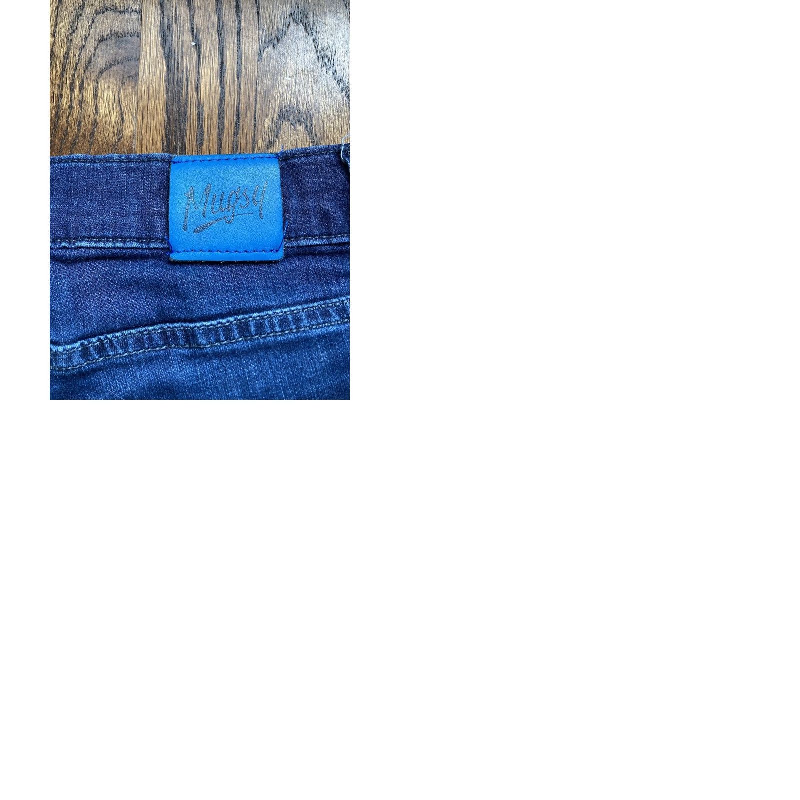Vintage Mugsy Jeans Jeans Mens 35x29 Straight Denim Medium Blue Stretch 5-Pocket City Preppy Regular Mens Size US 38 / EU 54 - 9 Thumbnail