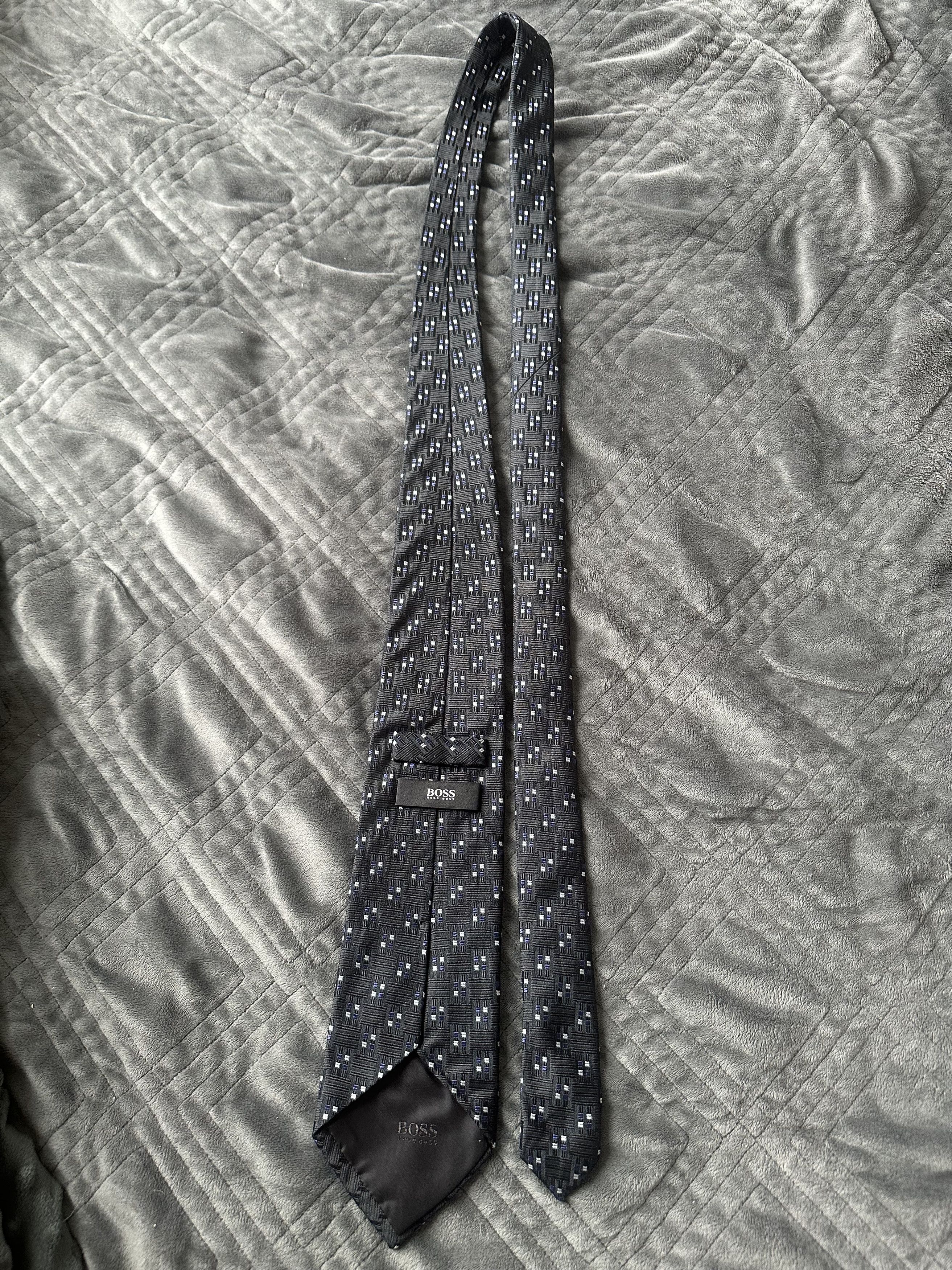 Hugo Boss Jacquard Woven Silk Tie Size ONE SIZE - 3 Thumbnail