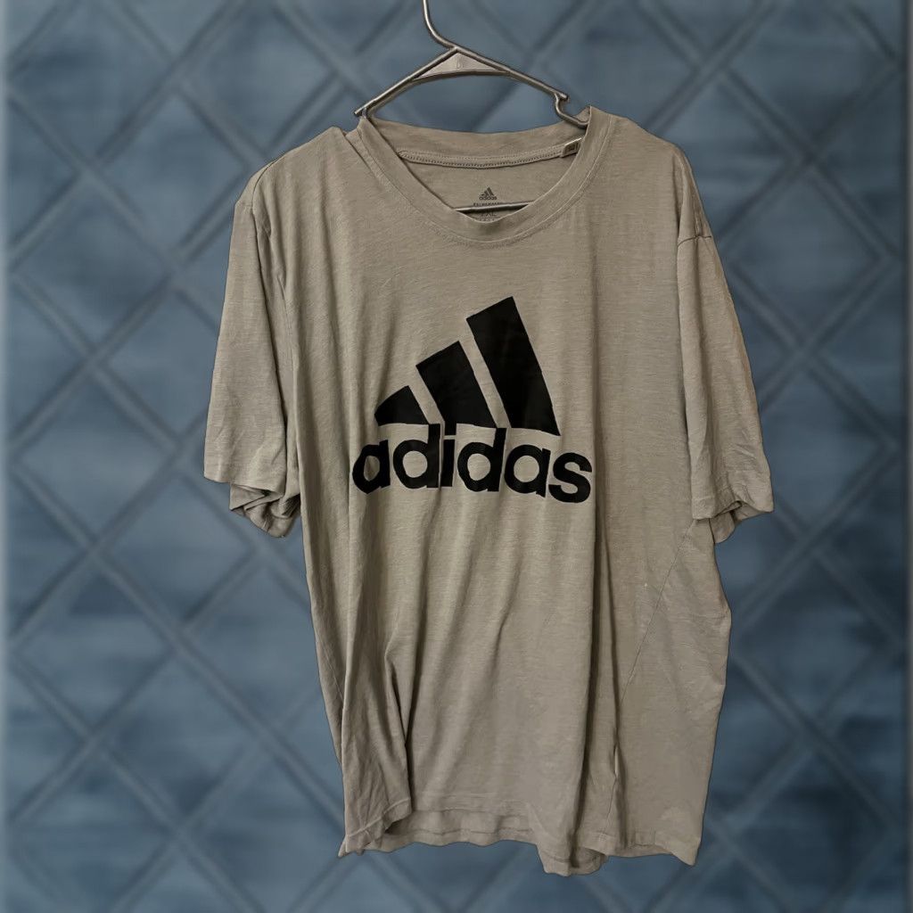Adidas Adidas T-Shirt Men 2XL Gray Primegreen Aeroready Short Sleeve Crew Neck Pullover Activewear Cross Training Gym Running Size US XXL / EU 58 / 5 - 1 Thumbnail
