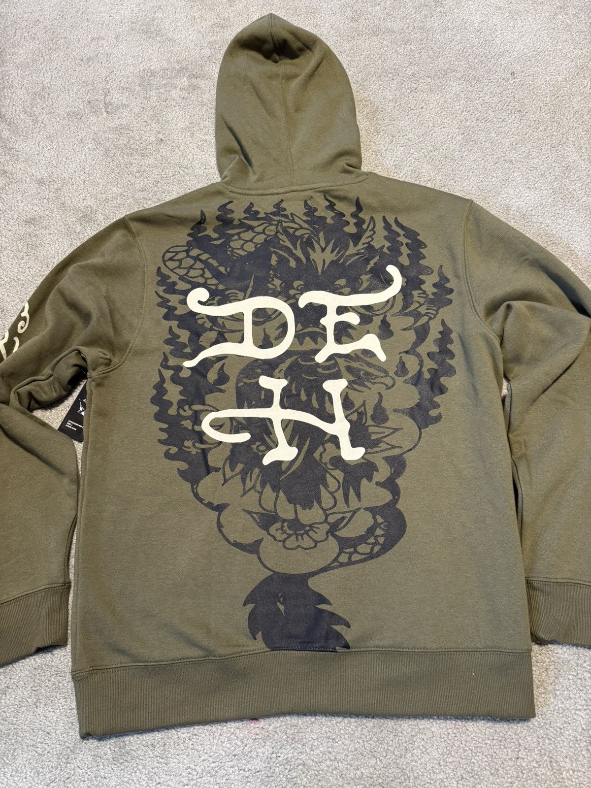 Ed Hardy × Japanese Brand Hoodie Mens Ed Hardy Casual Rare Size US XL / EU 56 / 4 - 8 Thumbnail