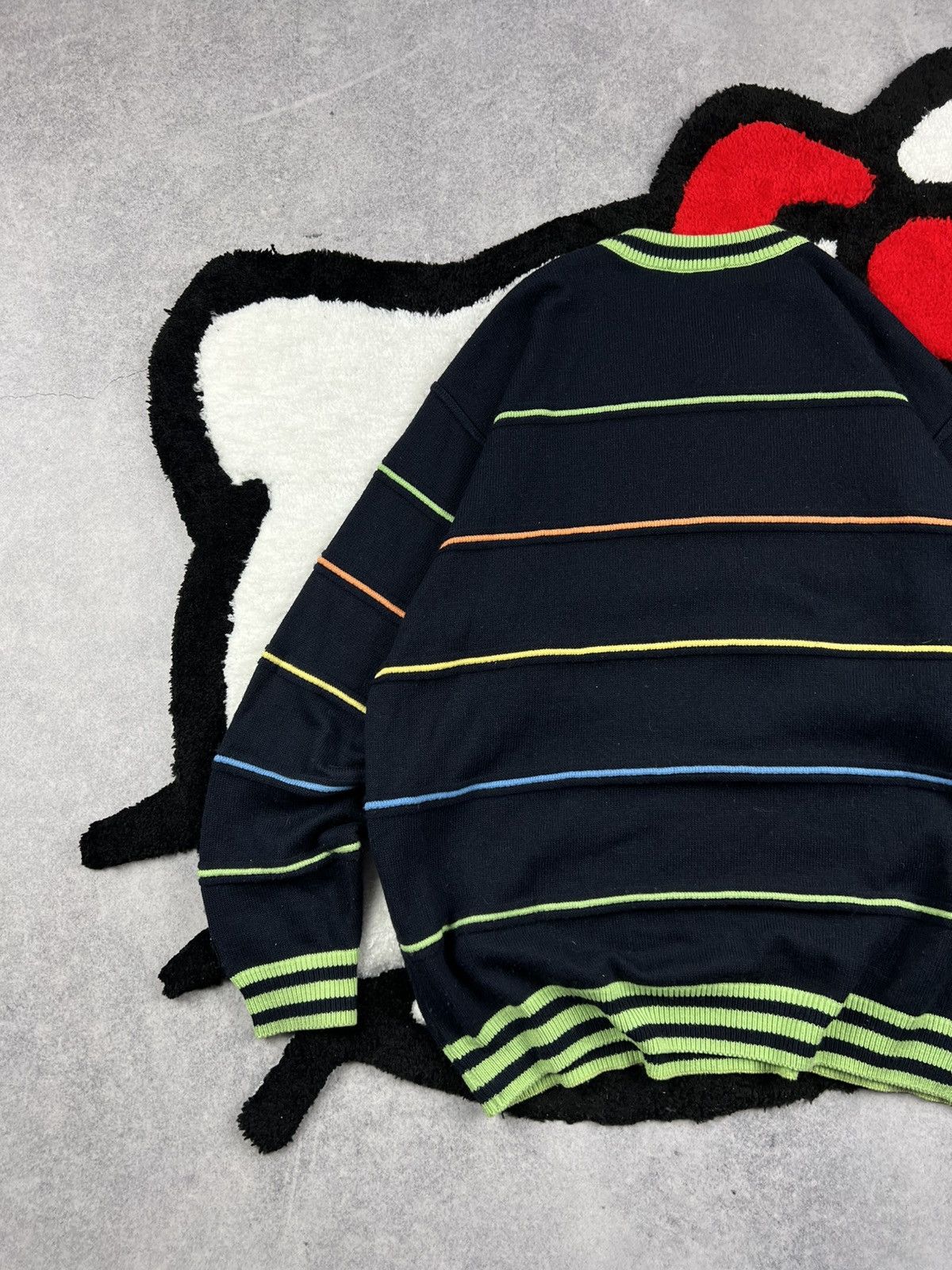 Carlo Colucci Vintage Carlo Colucci 3D Coogi Style Cable Knit Boxy Sweater Size US L / EU 52-54 / 3 - 8 Thumbnail