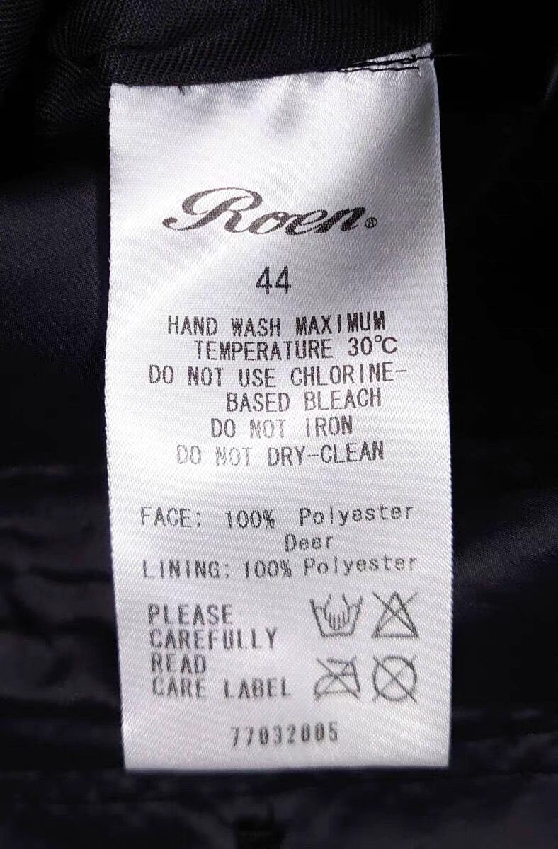 Roen Roen Mainline Deerskin Panel Biker Jacket K11 Size US S / EU 44-46 / 1 - 8 Thumbnail