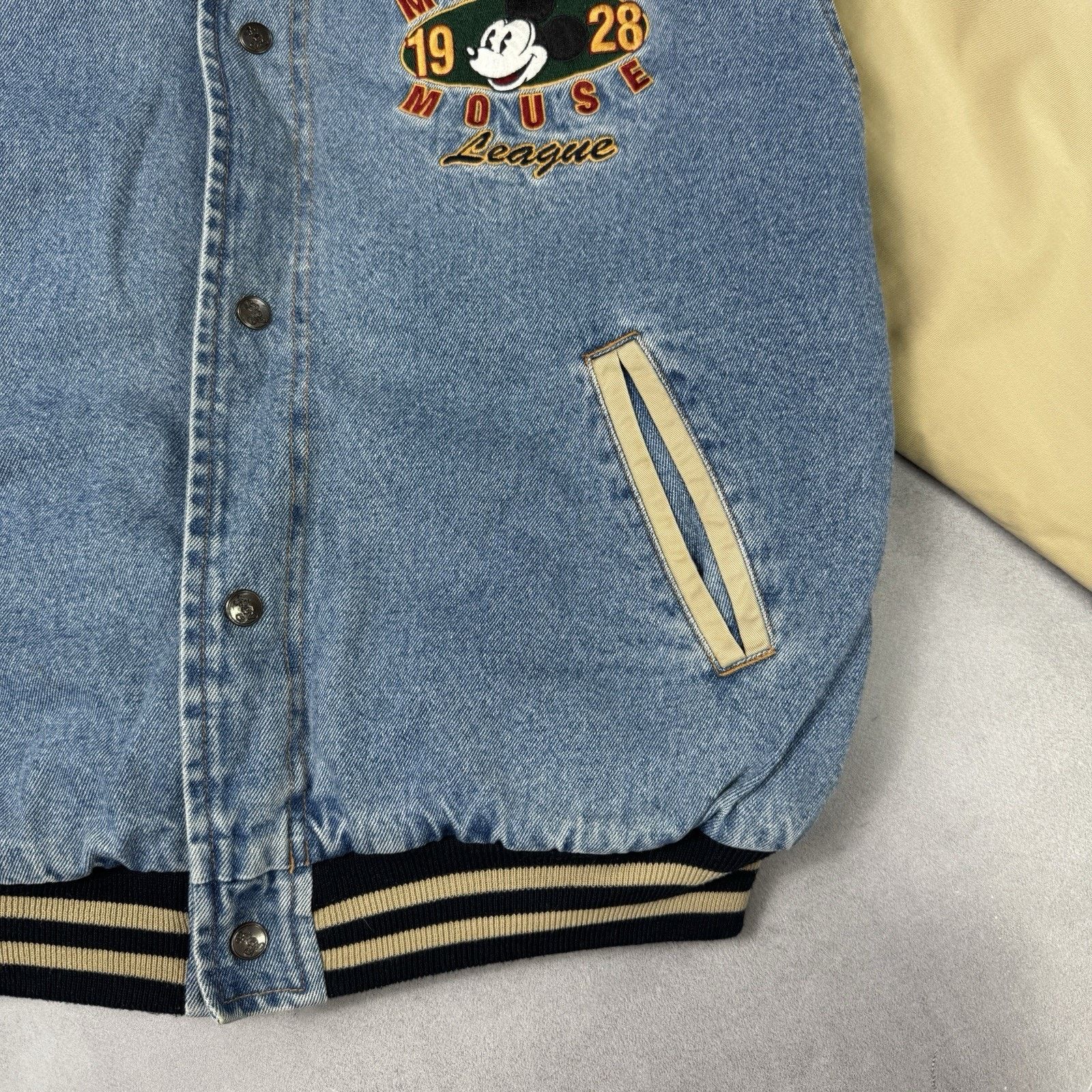 Disney Vintage Disney Mickey Mouse 1928 Xxxtentacion Style Denim Size US M / EU 48-50 / 2 - 11 Thumbnail