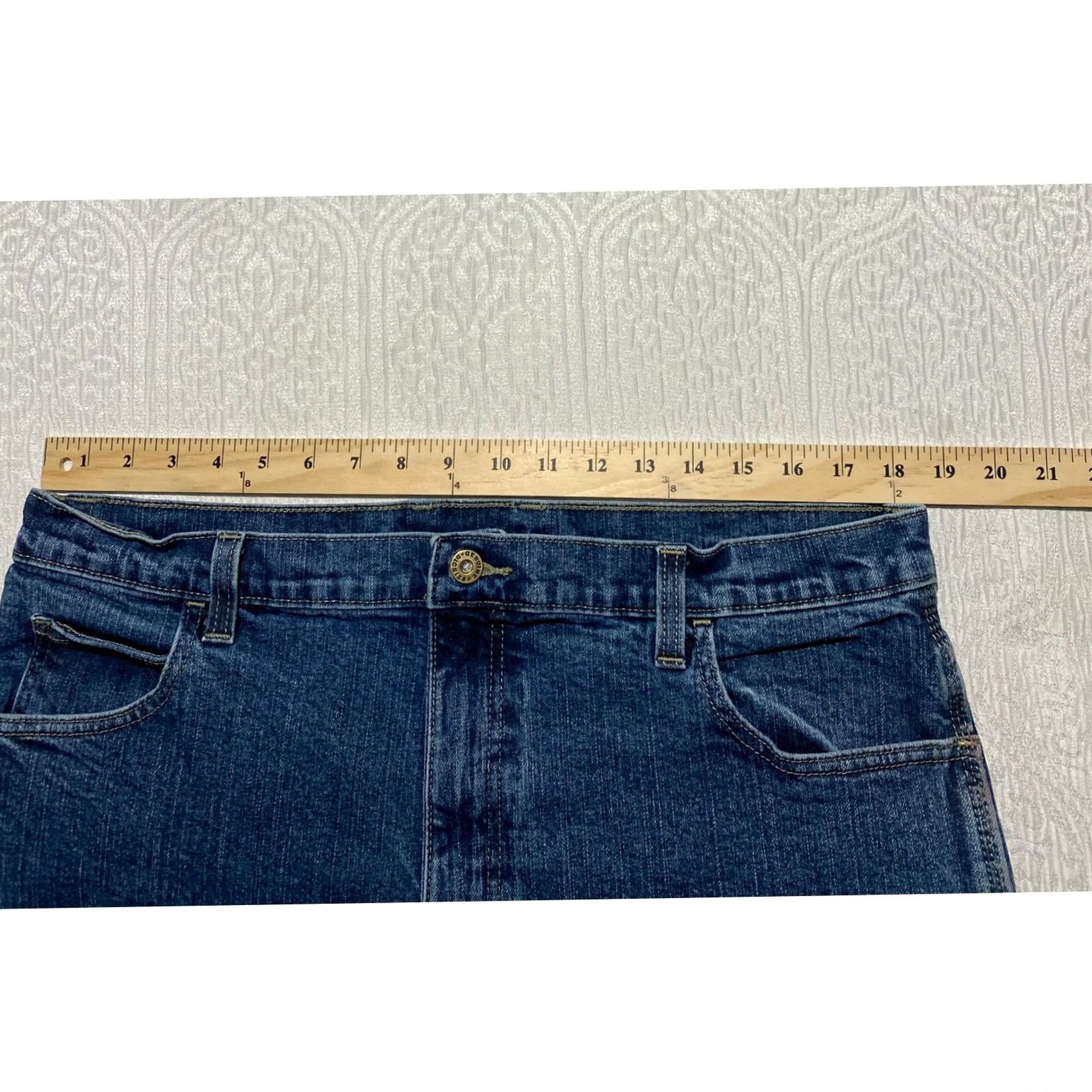 Dickies Dickies Mens Carpenter Jeans Blue Denim Stretch Workwear 36x34 Size US 36 / EU 52 - 3 Thumbnail