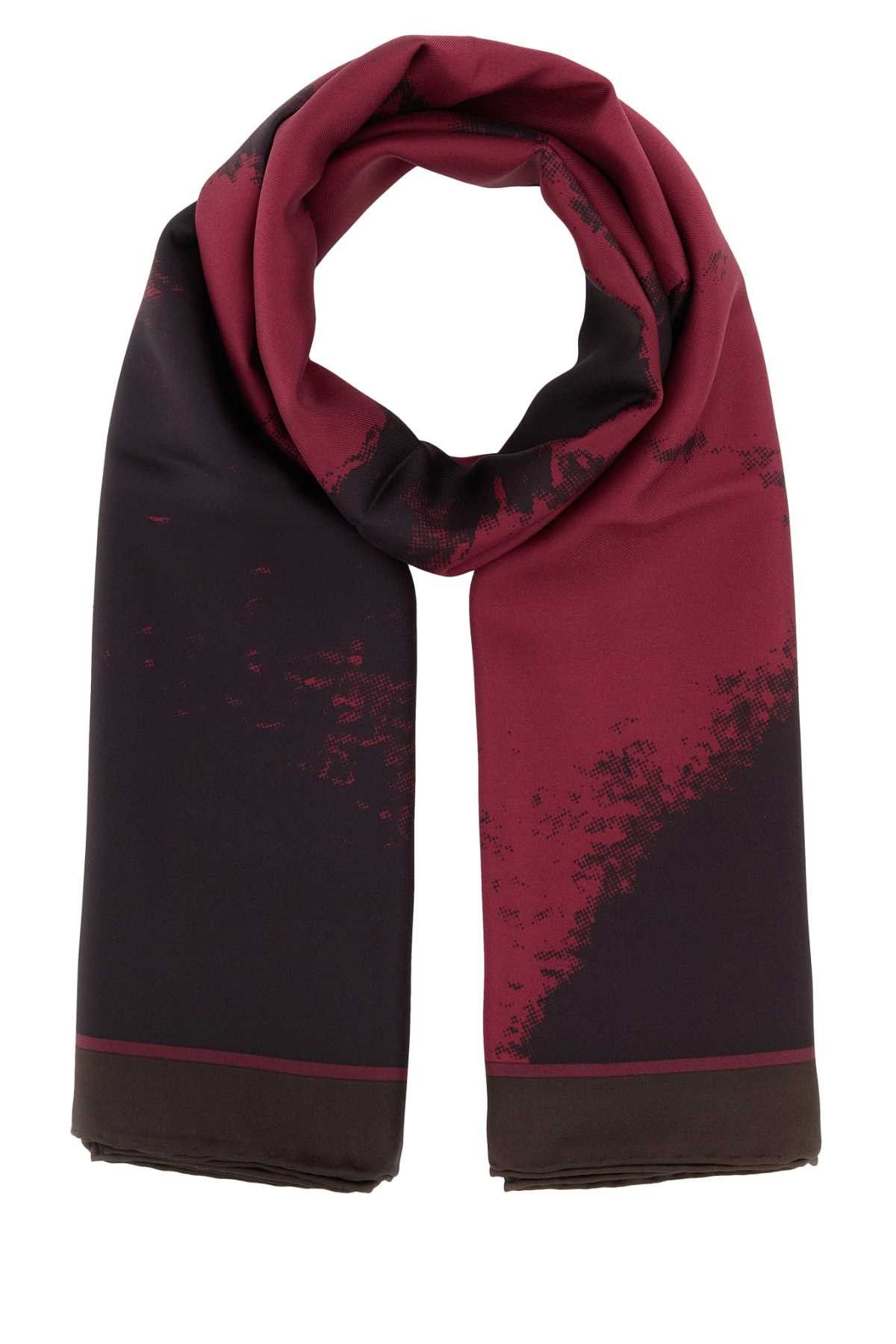 Alexander McQueen Printed Twill Foulard Size ONE SIZE - 1 Thumbnail