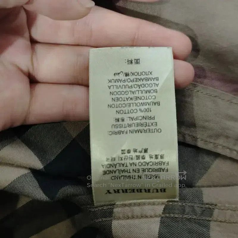 Burberry Burberry L Size Brown Green Check Shirt. Size L / US 10 / IT 46 - 4 Thumbnail