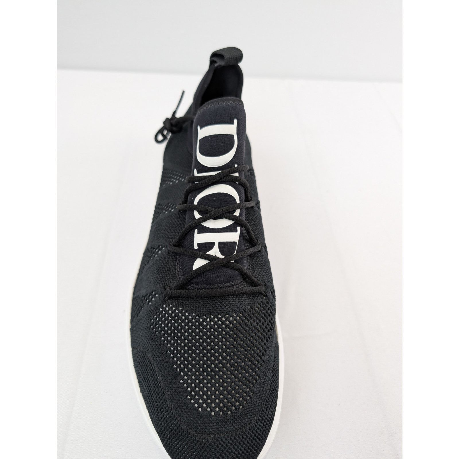 Dior o1rshd1 B25 Neoprene Runner sneaker in Black/White Size US 13 / EU 46 - 14 Thumbnail